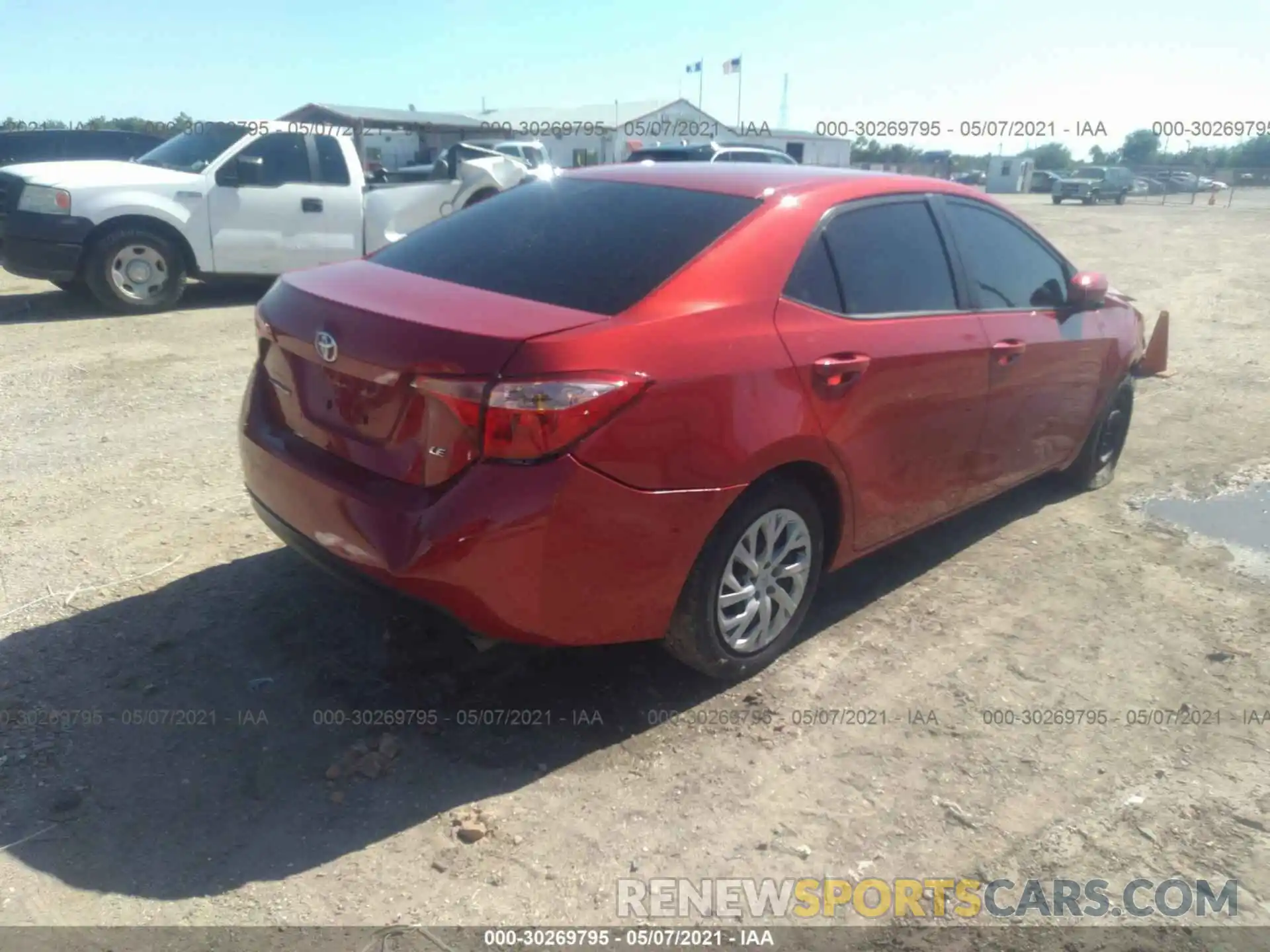 4 Фотография поврежденного автомобиля 5YFBURHE2KP863330 TOYOTA COROLLA 2019