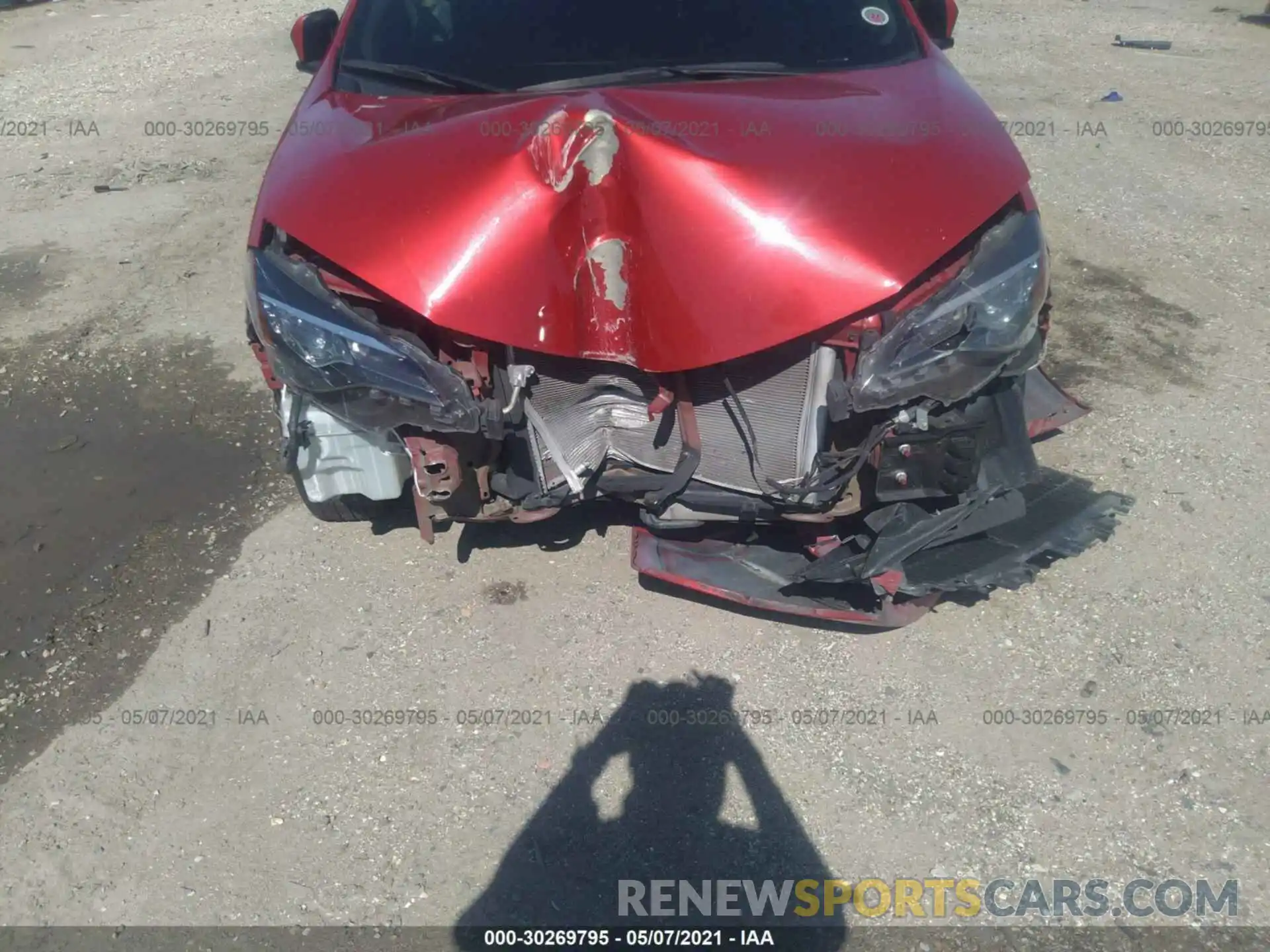 6 Photograph of a damaged car 5YFBURHE2KP863330 TOYOTA COROLLA 2019