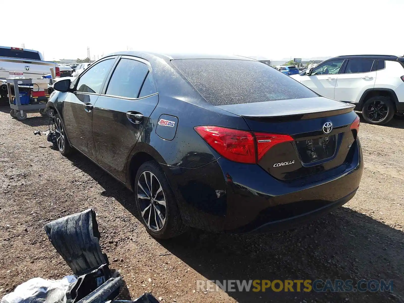 3 Photograph of a damaged car 5YFBURHE2KP863392 TOYOTA COROLLA 2019