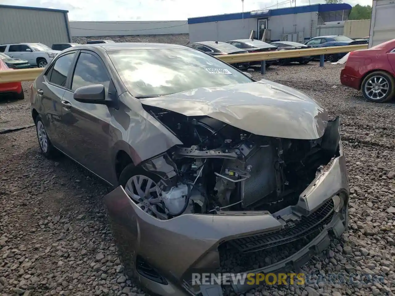 1 Photograph of a damaged car 5YFBURHE2KP863506 TOYOTA COROLLA 2019