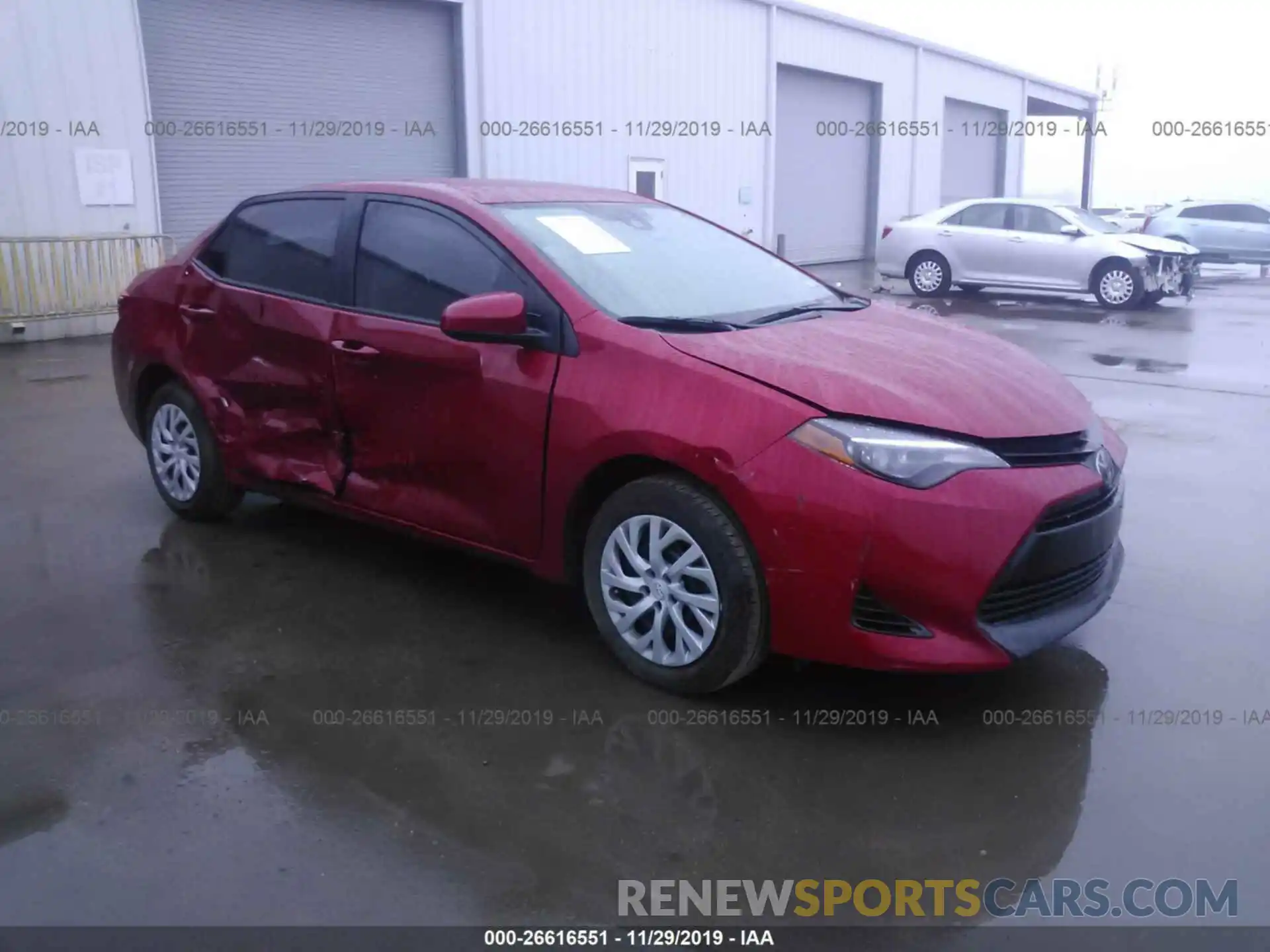 1 Photograph of a damaged car 5YFBURHE2KP863893 TOYOTA COROLLA 2019