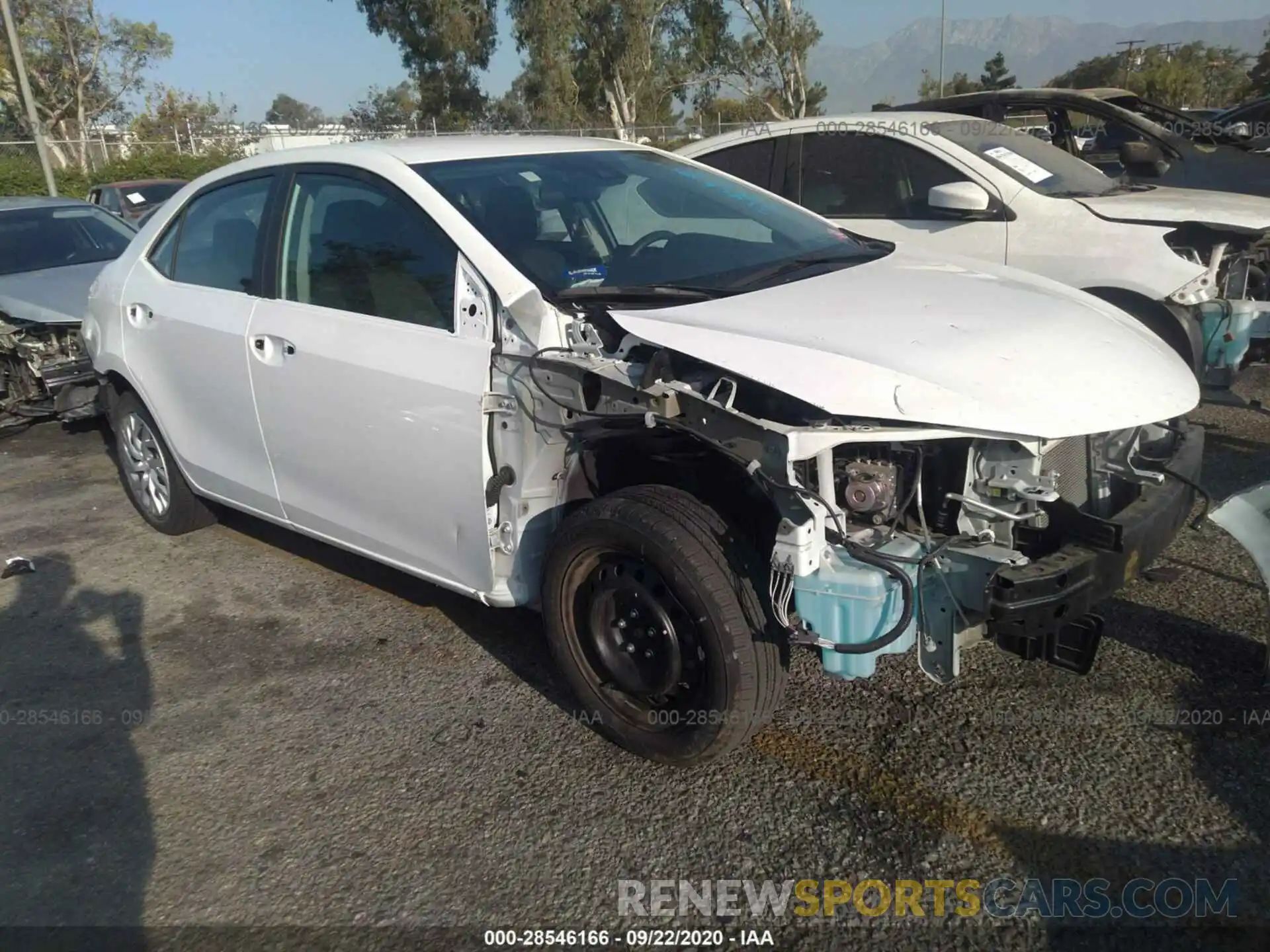 1 Photograph of a damaged car 5YFBURHE2KP864560 TOYOTA COROLLA 2019