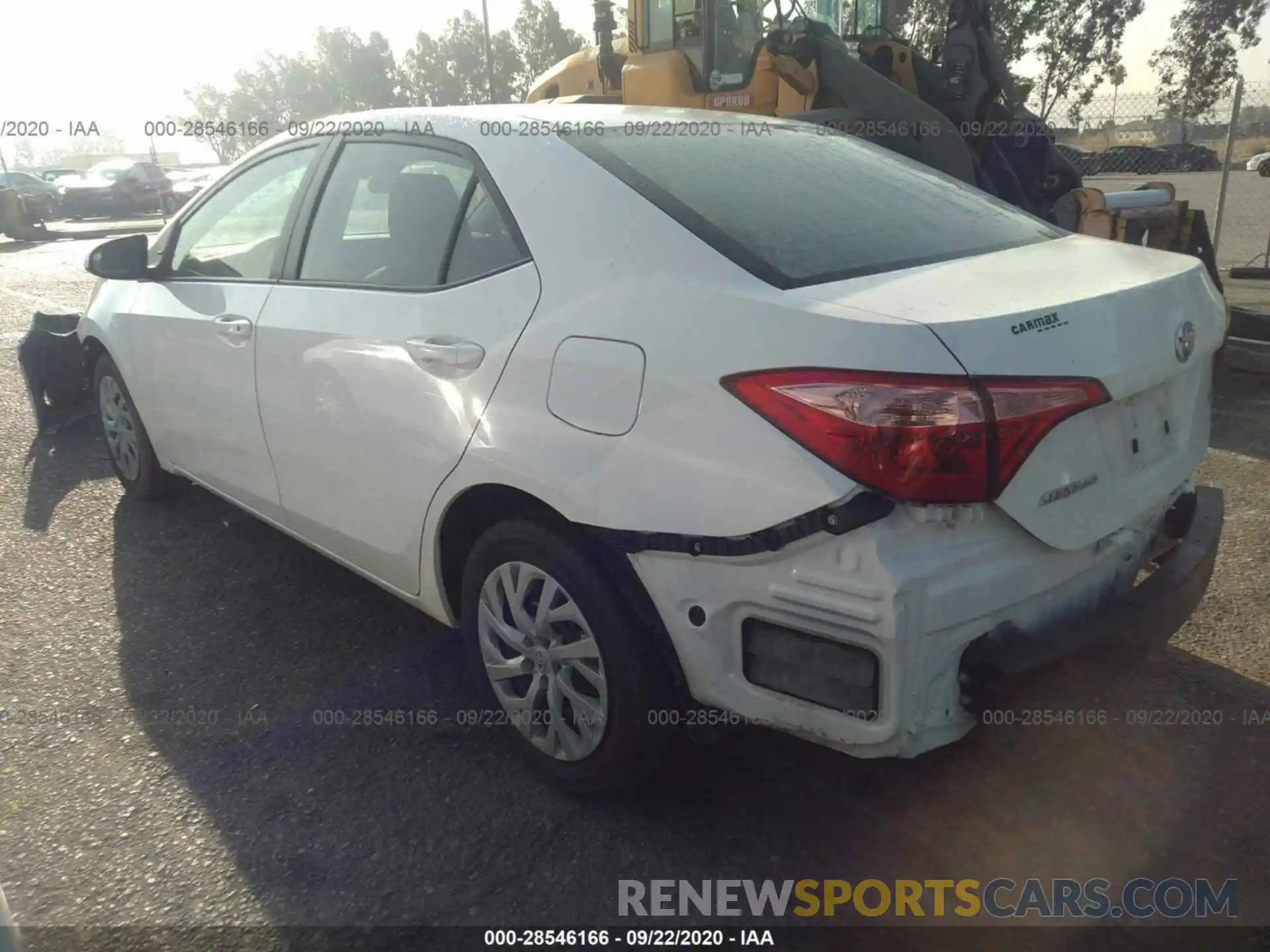 3 Photograph of a damaged car 5YFBURHE2KP864560 TOYOTA COROLLA 2019