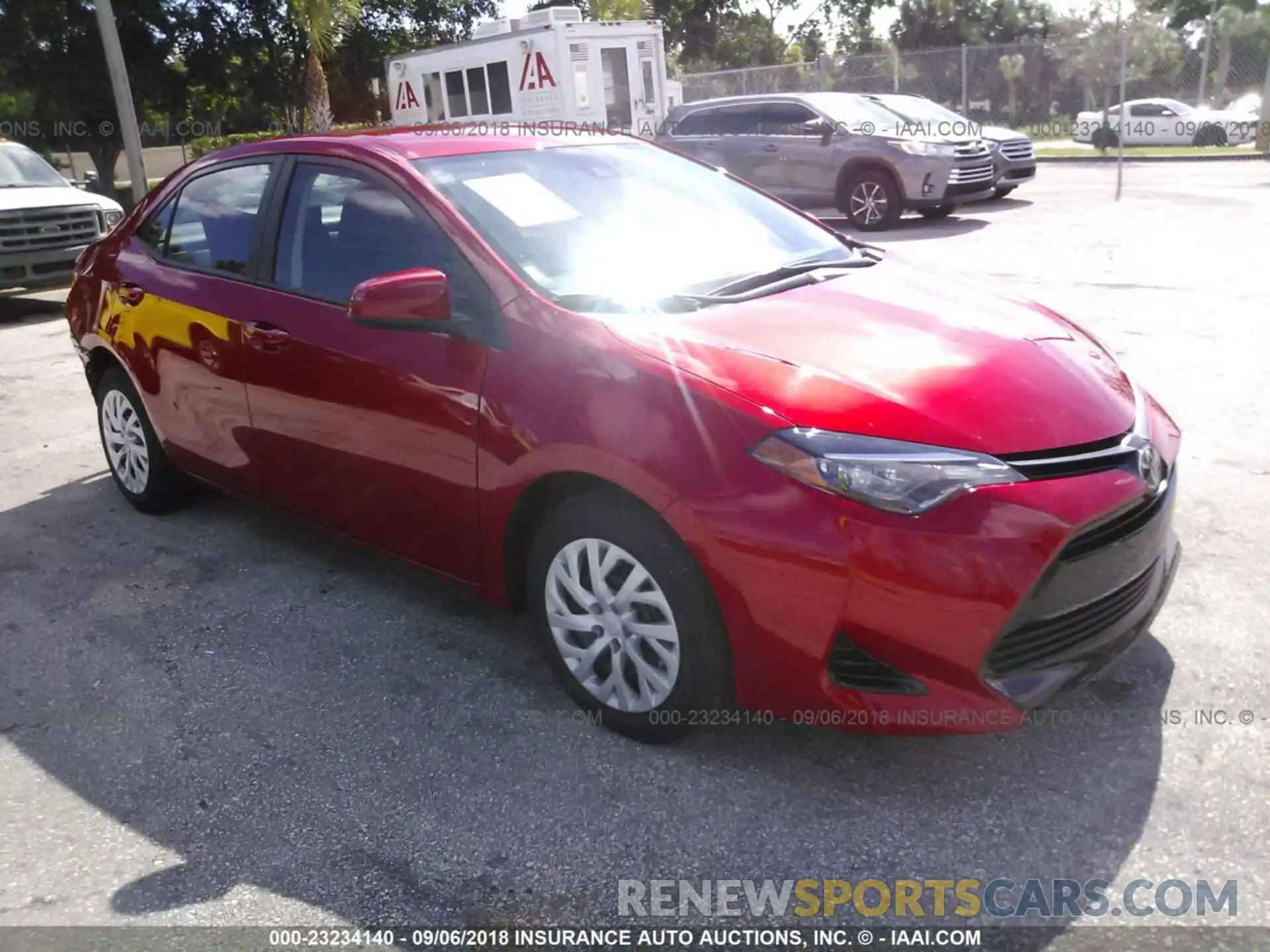 1 Photograph of a damaged car 5YFBURHE2KP864820 Toyota Corolla 2019