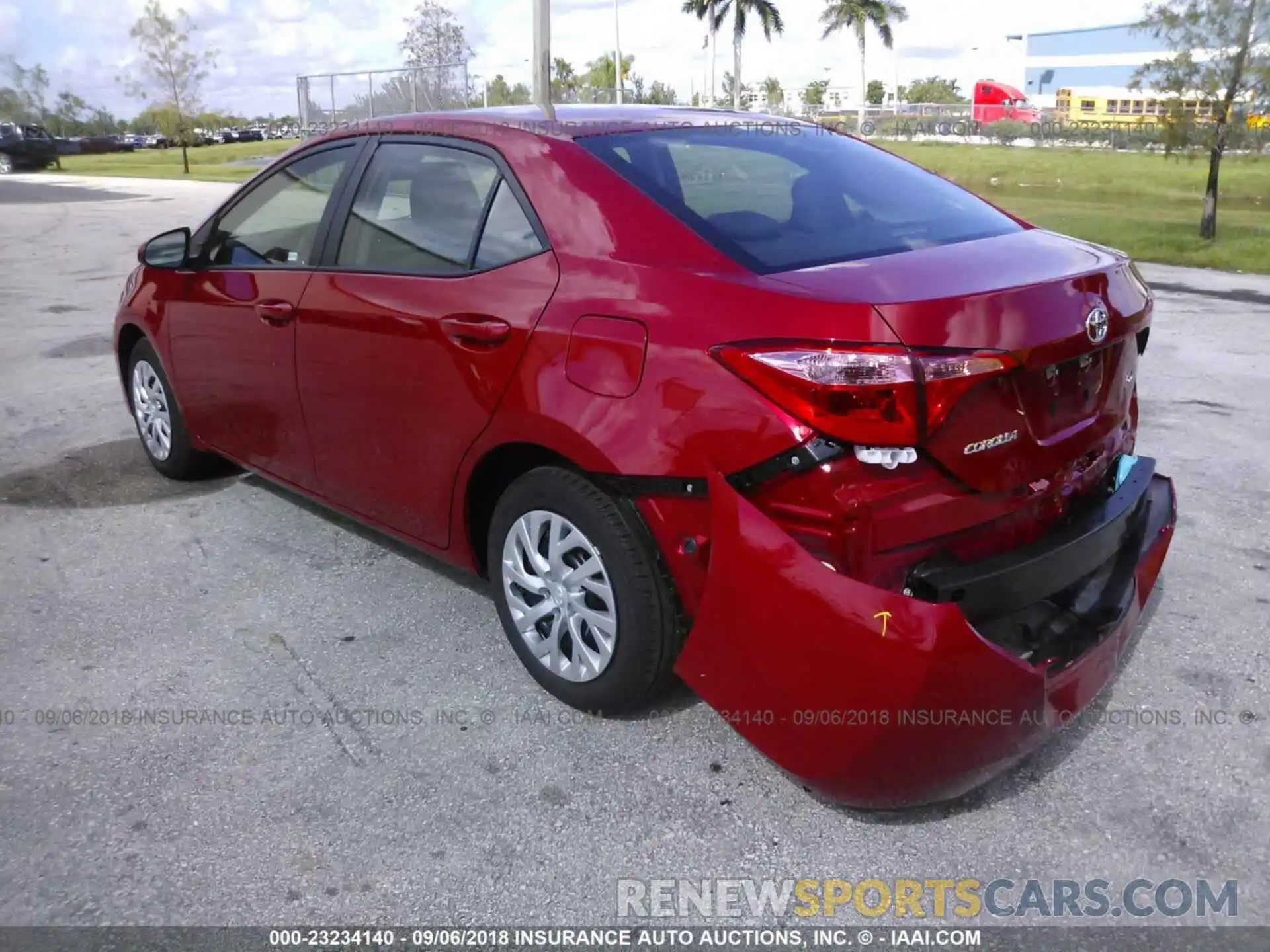 3 Photograph of a damaged car 5YFBURHE2KP864820 Toyota Corolla 2019