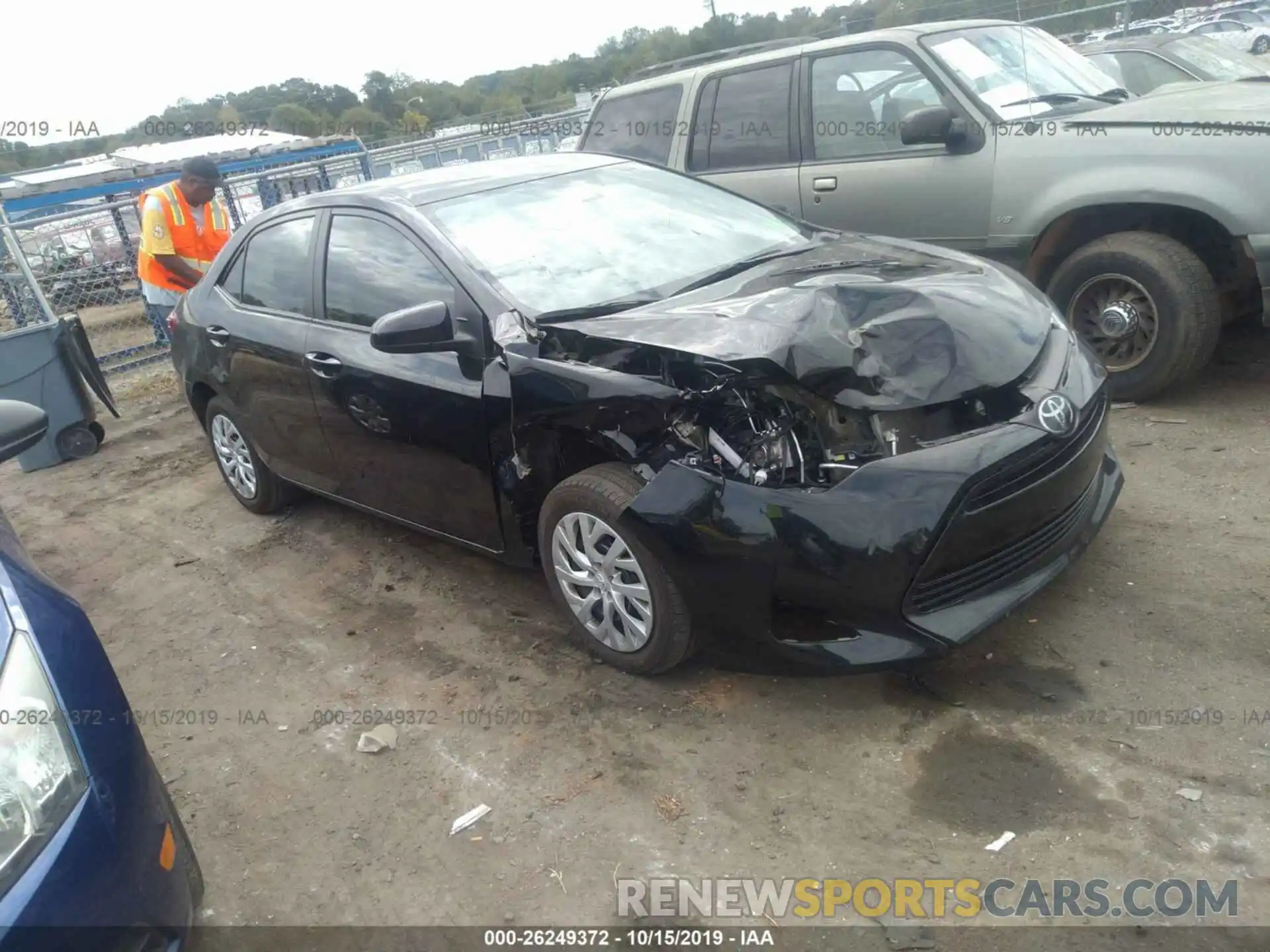 1 Photograph of a damaged car 5YFBURHE2KP864929 TOYOTA COROLLA 2019