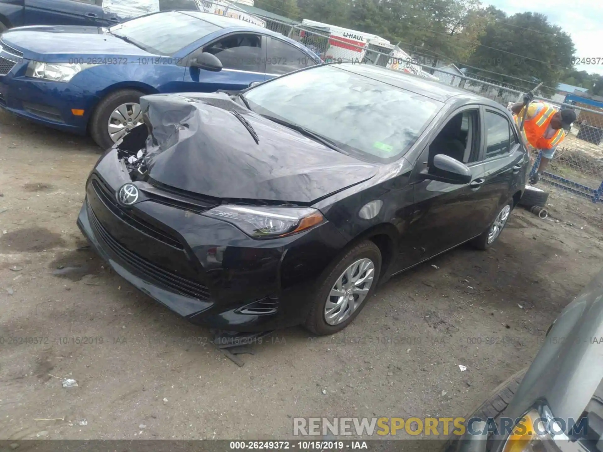 2 Photograph of a damaged car 5YFBURHE2KP864929 TOYOTA COROLLA 2019