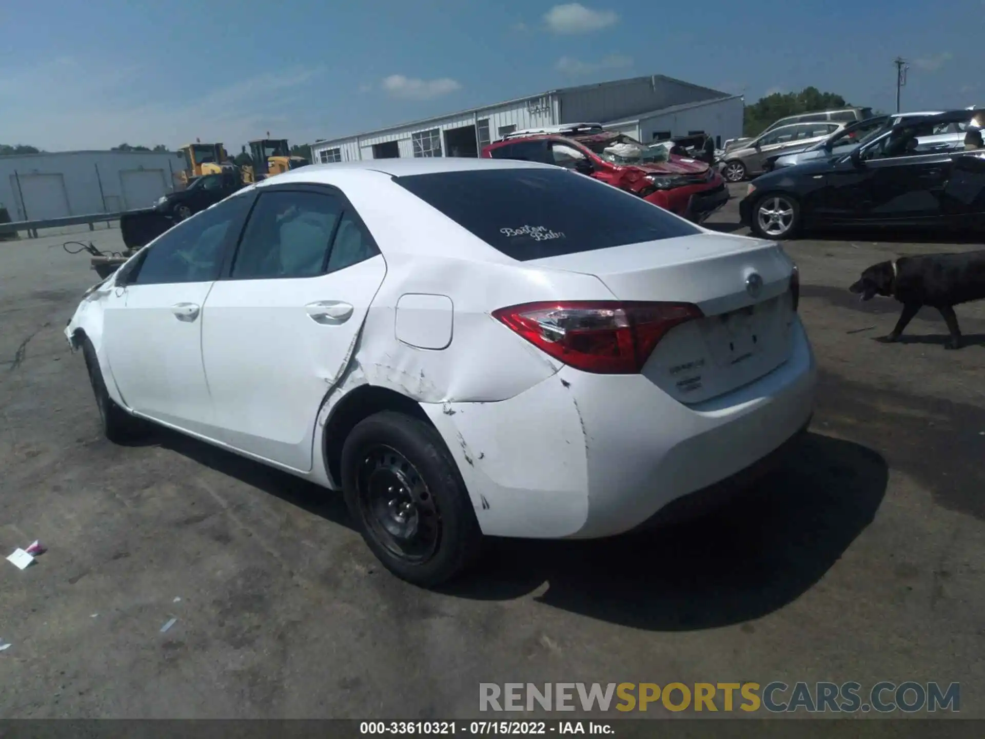 3 Photograph of a damaged car 5YFBURHE2KP865059 TOYOTA COROLLA 2019