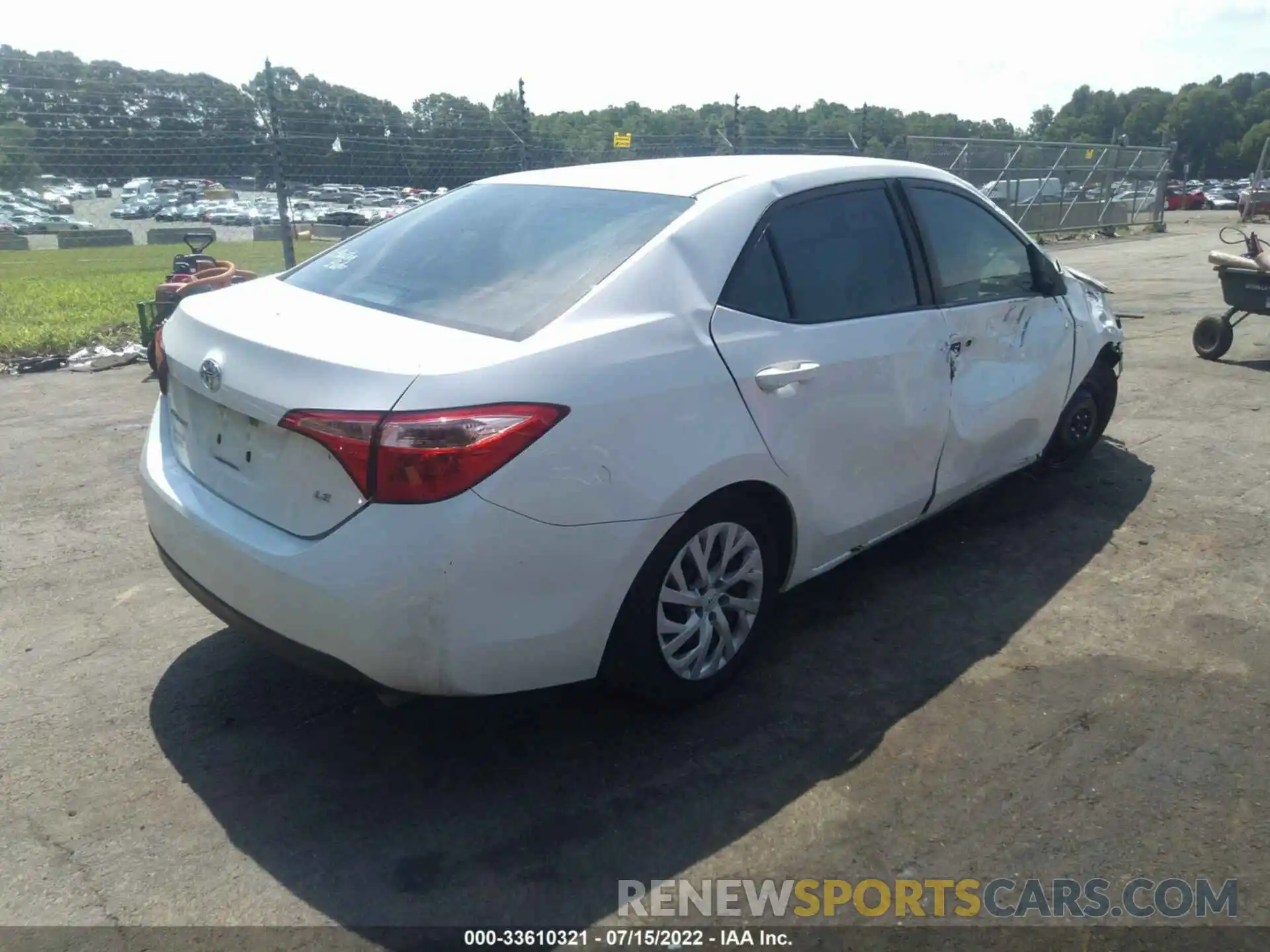 4 Photograph of a damaged car 5YFBURHE2KP865059 TOYOTA COROLLA 2019