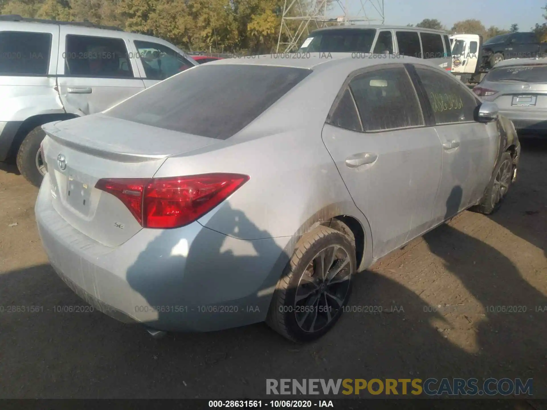 4 Photograph of a damaged car 5YFBURHE2KP865370 TOYOTA COROLLA 2019