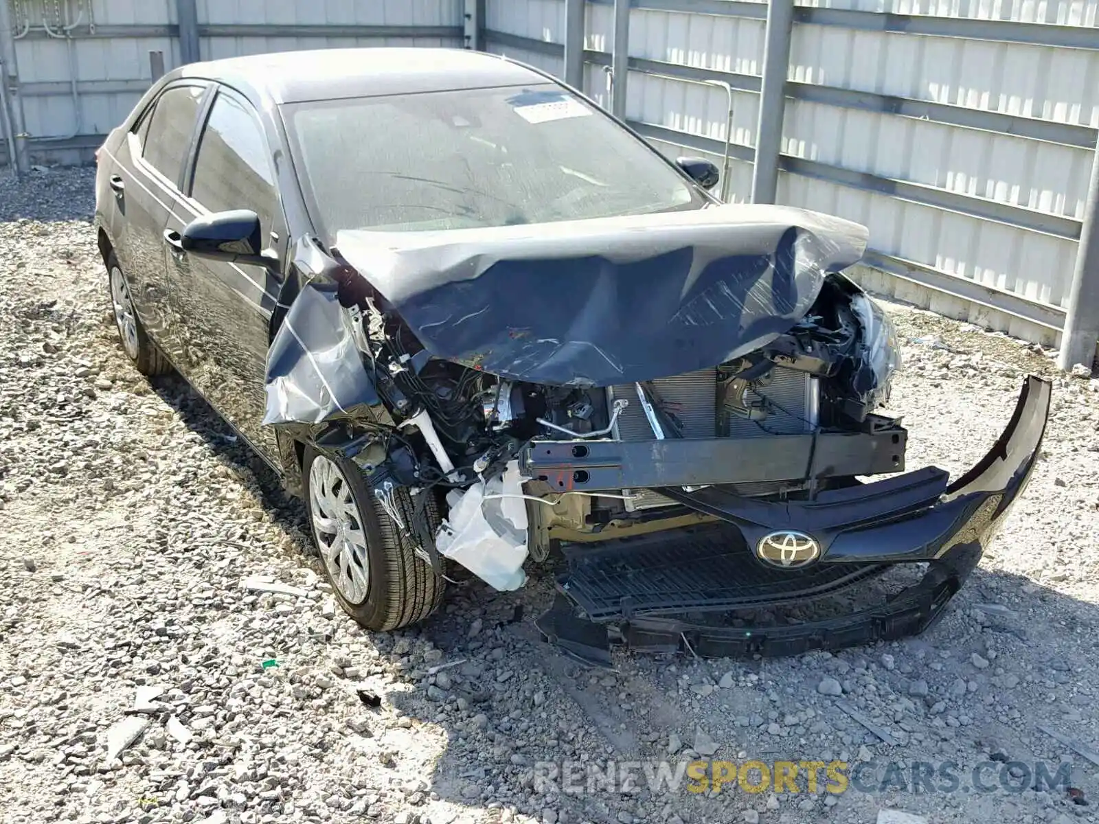 1 Photograph of a damaged car 5YFBURHE2KP865871 TOYOTA COROLLA 2019