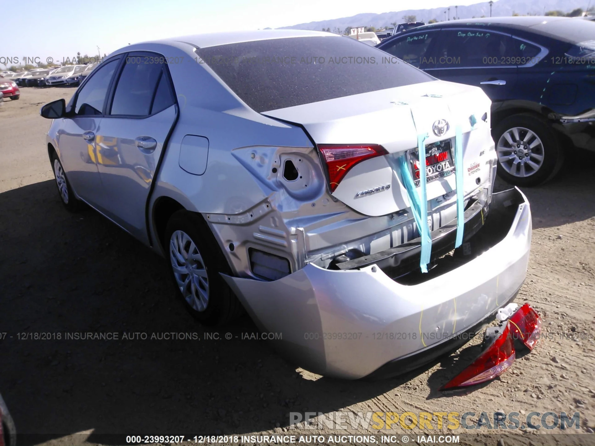 3 Photograph of a damaged car 5YFBURHE2KP865899 TOYOTA COROLLA 2019