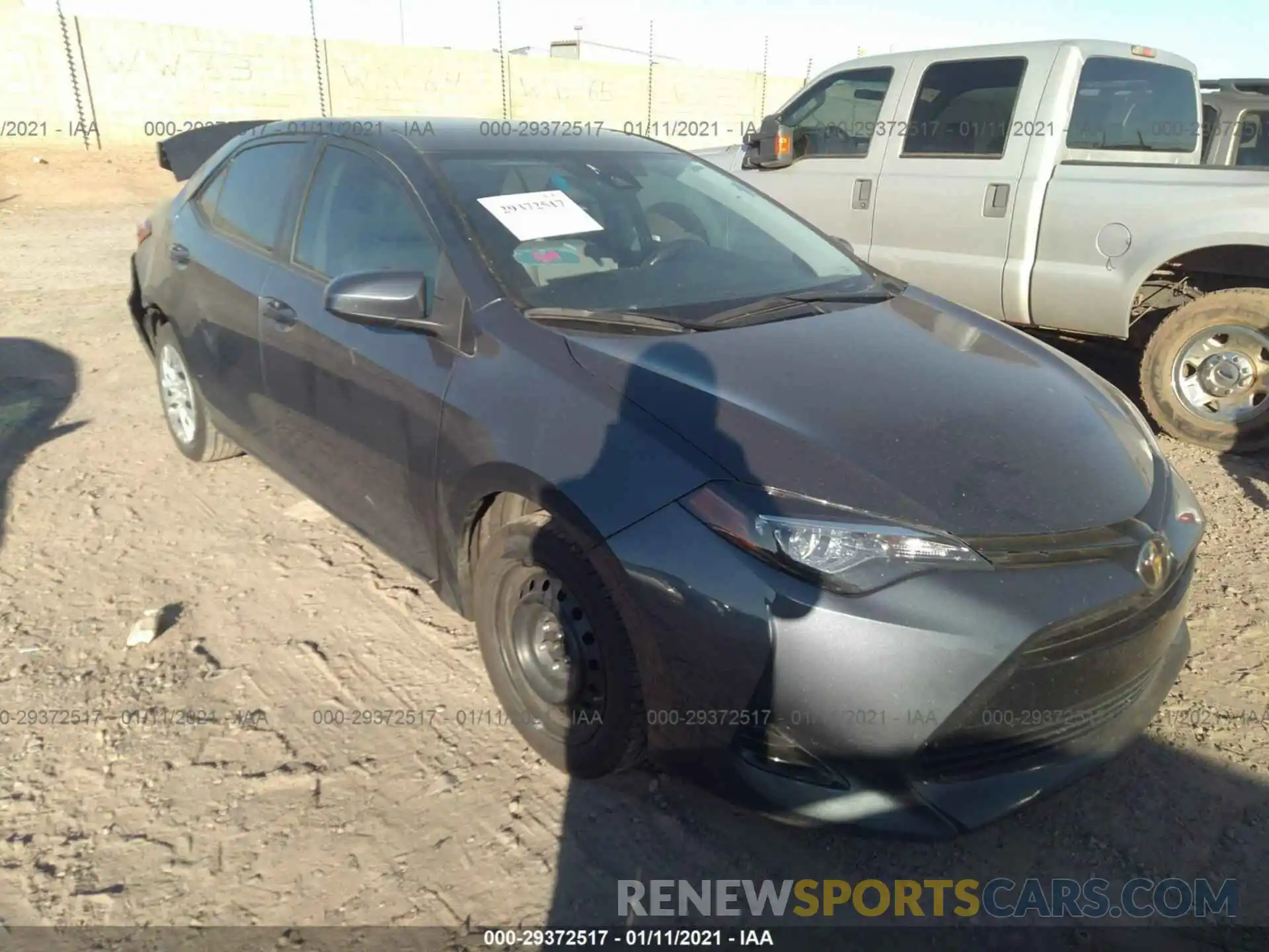 1 Photograph of a damaged car 5YFBURHE2KP866289 TOYOTA COROLLA 2019