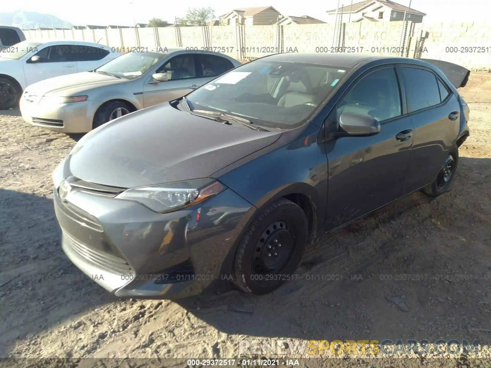 2 Photograph of a damaged car 5YFBURHE2KP866289 TOYOTA COROLLA 2019