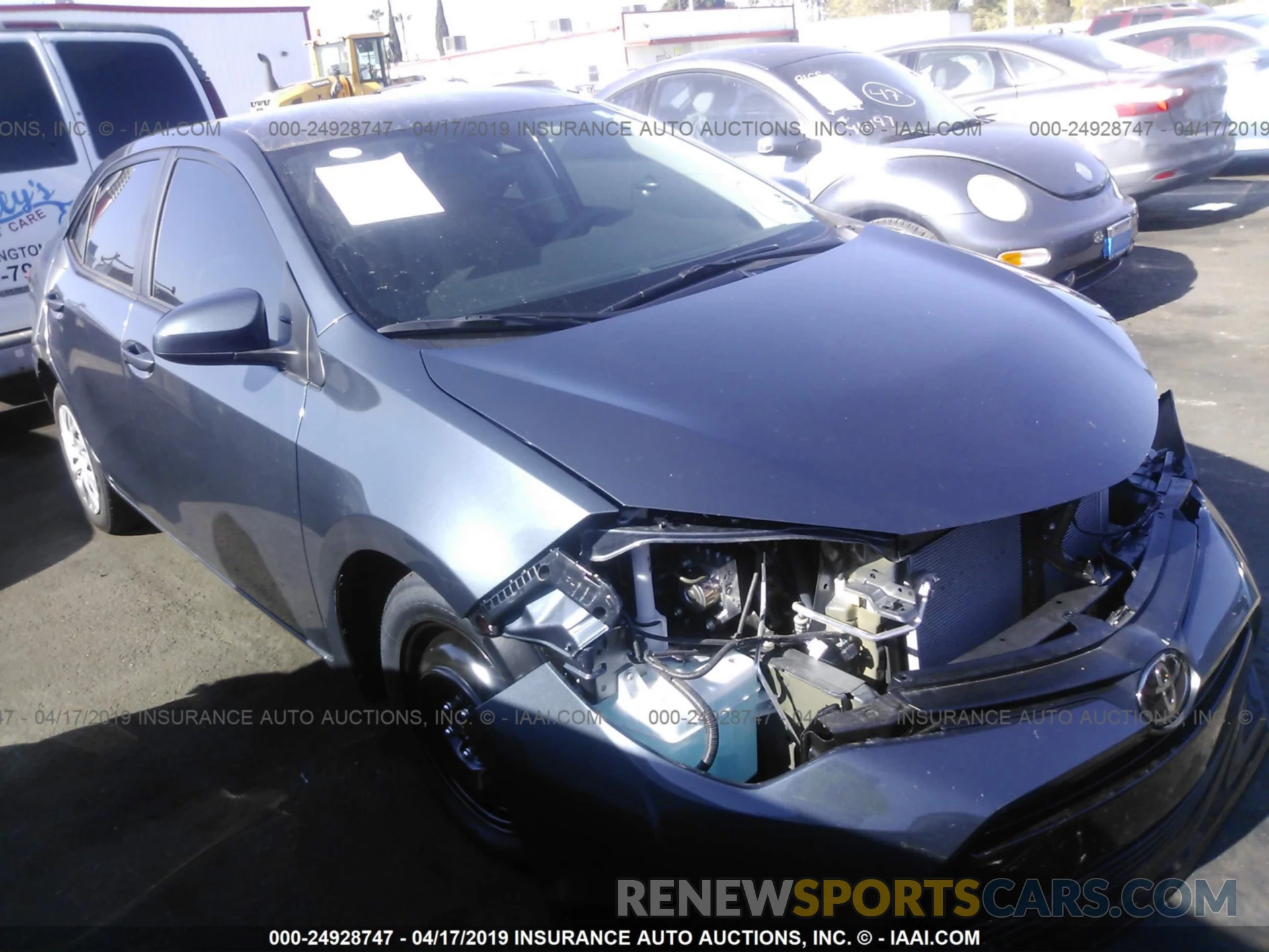 1 Photograph of a damaged car 5YFBURHE2KP866308 TOYOTA COROLLA 2019