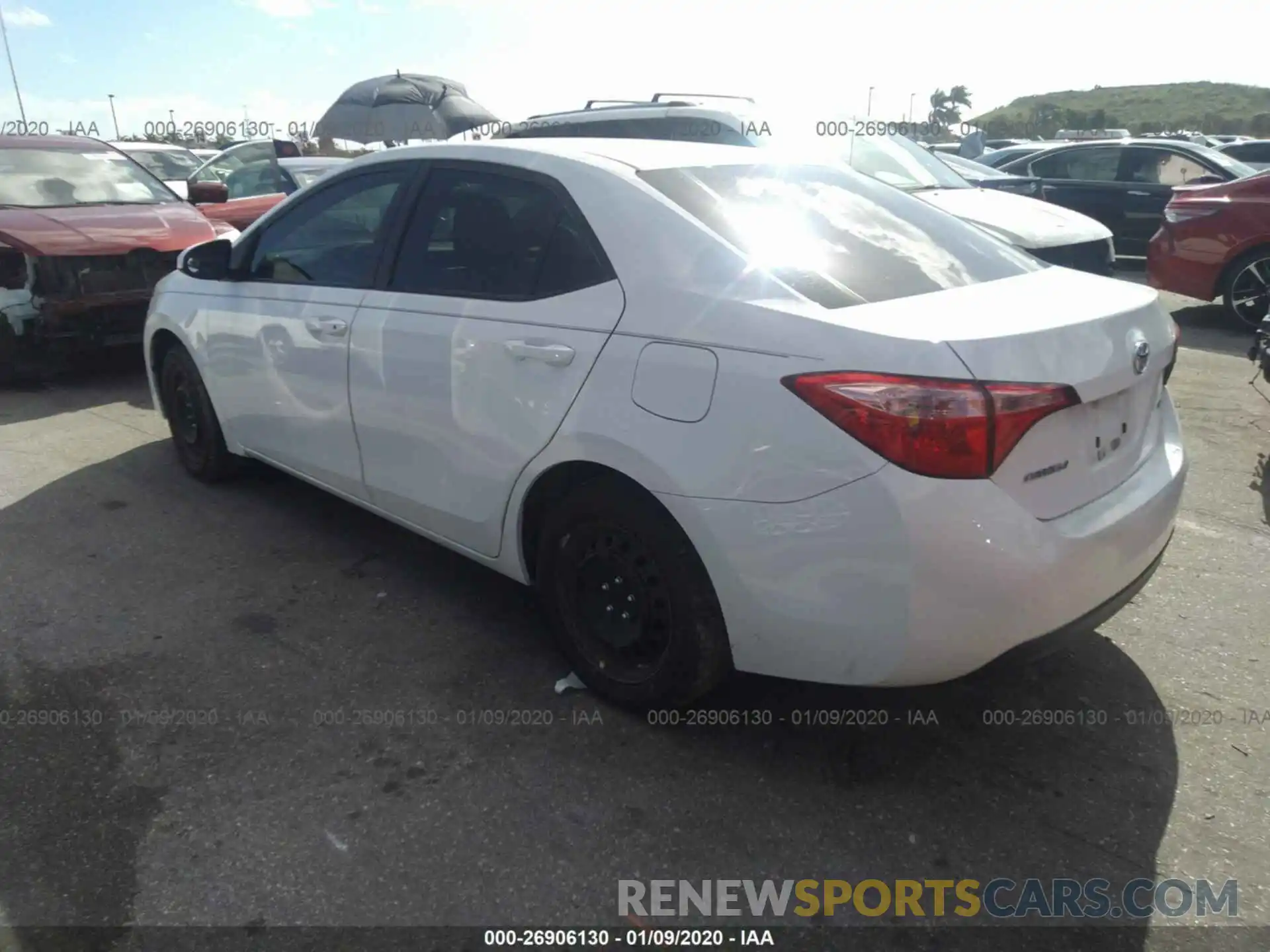 3 Photograph of a damaged car 5YFBURHE2KP866664 TOYOTA COROLLA 2019