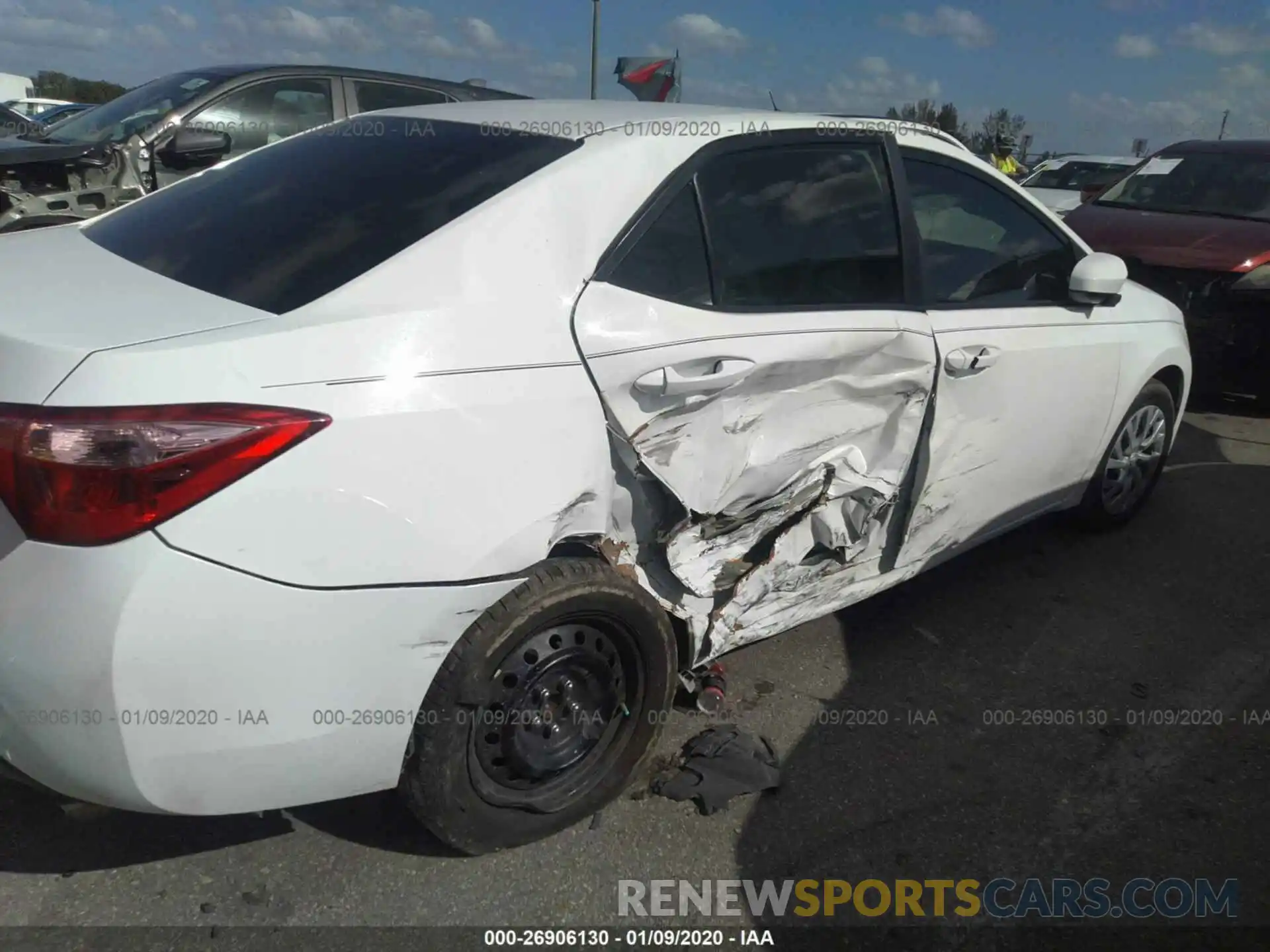 6 Photograph of a damaged car 5YFBURHE2KP866664 TOYOTA COROLLA 2019