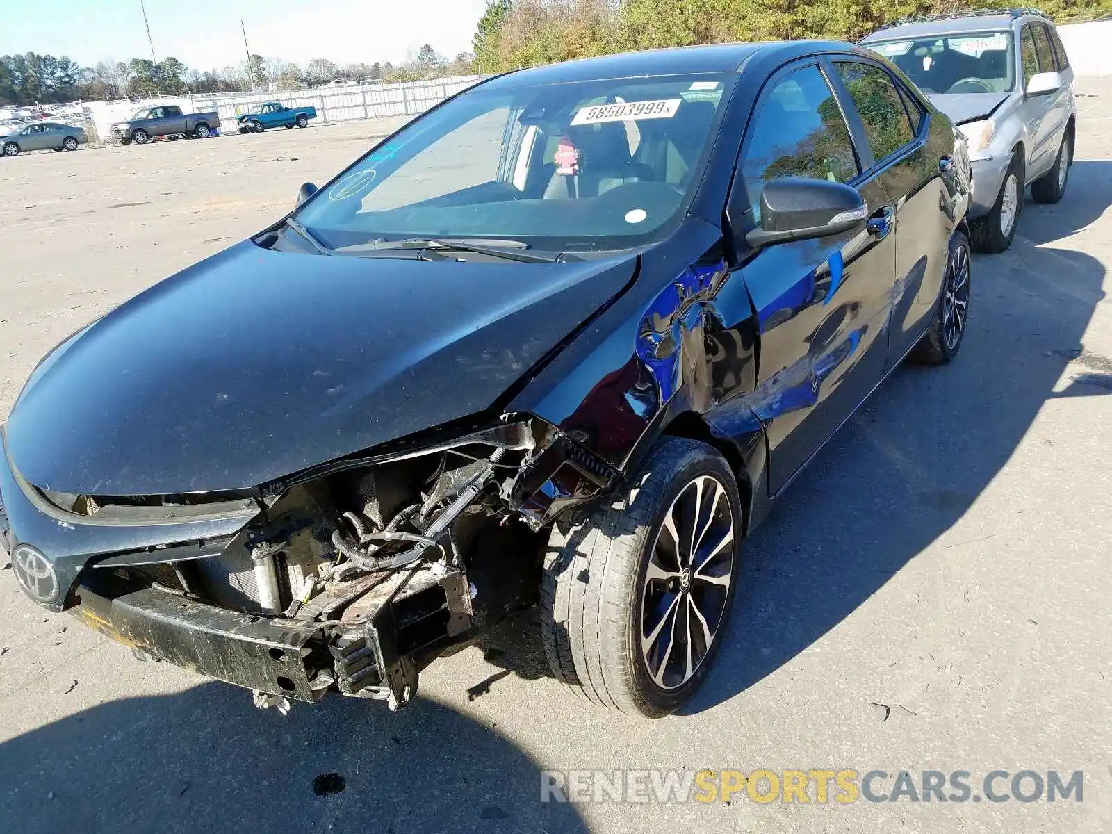 2 Photograph of a damaged car 5YFBURHE2KP866809 TOYOTA COROLLA 2019