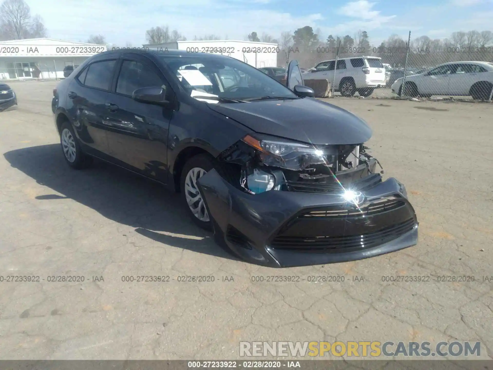 1 Photograph of a damaged car 5YFBURHE2KP867099 TOYOTA COROLLA 2019