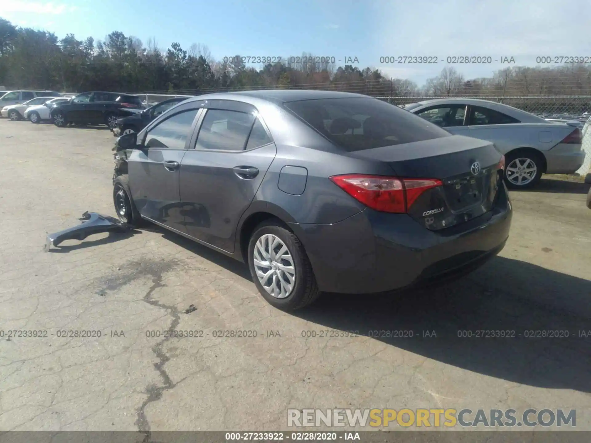 3 Photograph of a damaged car 5YFBURHE2KP867099 TOYOTA COROLLA 2019