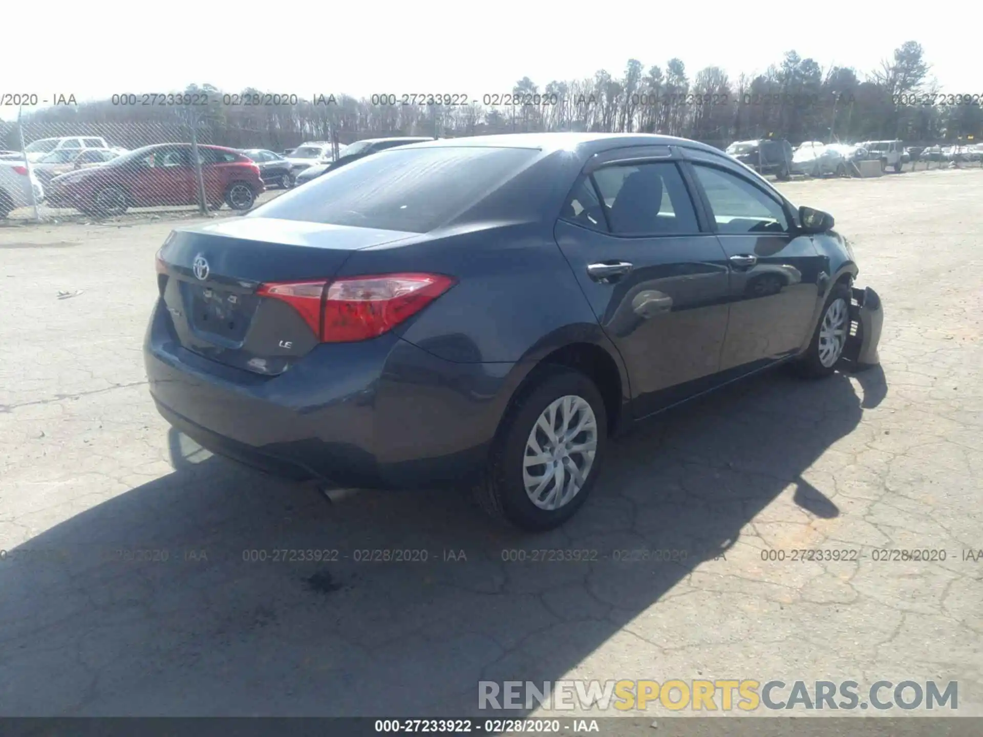 4 Photograph of a damaged car 5YFBURHE2KP867099 TOYOTA COROLLA 2019