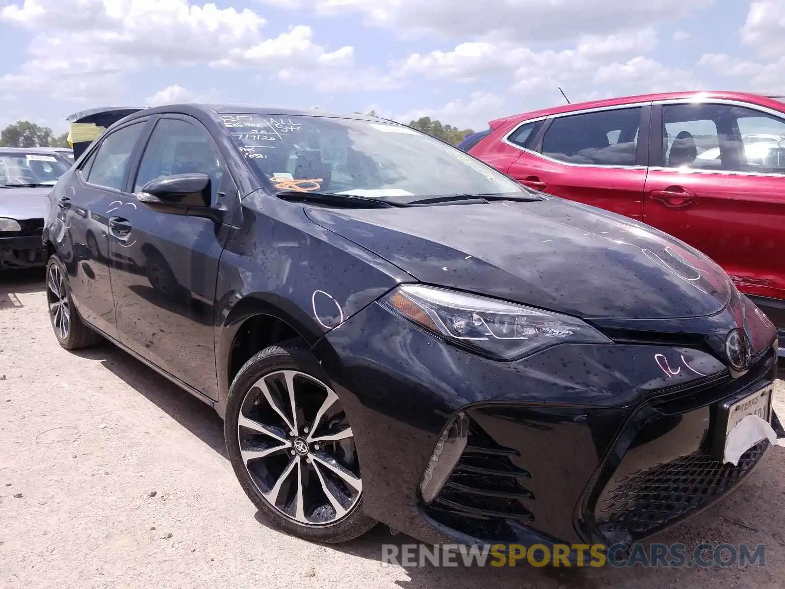 1 Photograph of a damaged car 5YFBURHE2KP867264 TOYOTA COROLLA 2019