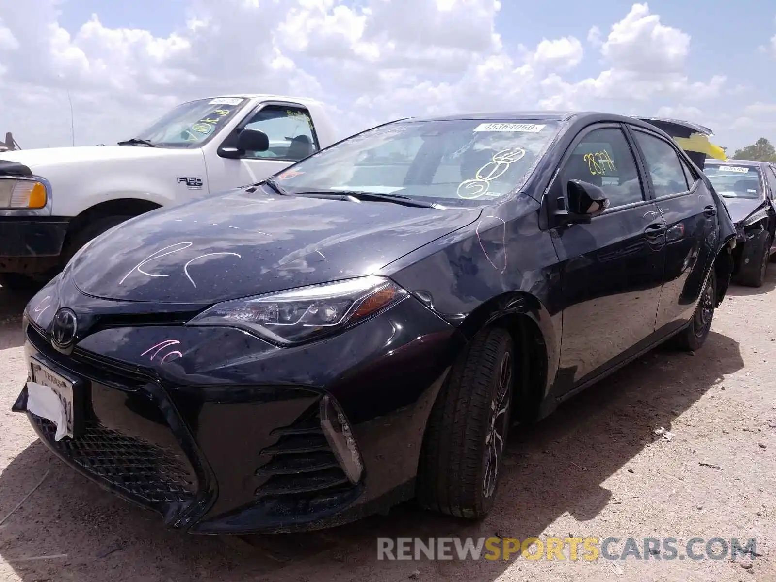 2 Photograph of a damaged car 5YFBURHE2KP867264 TOYOTA COROLLA 2019