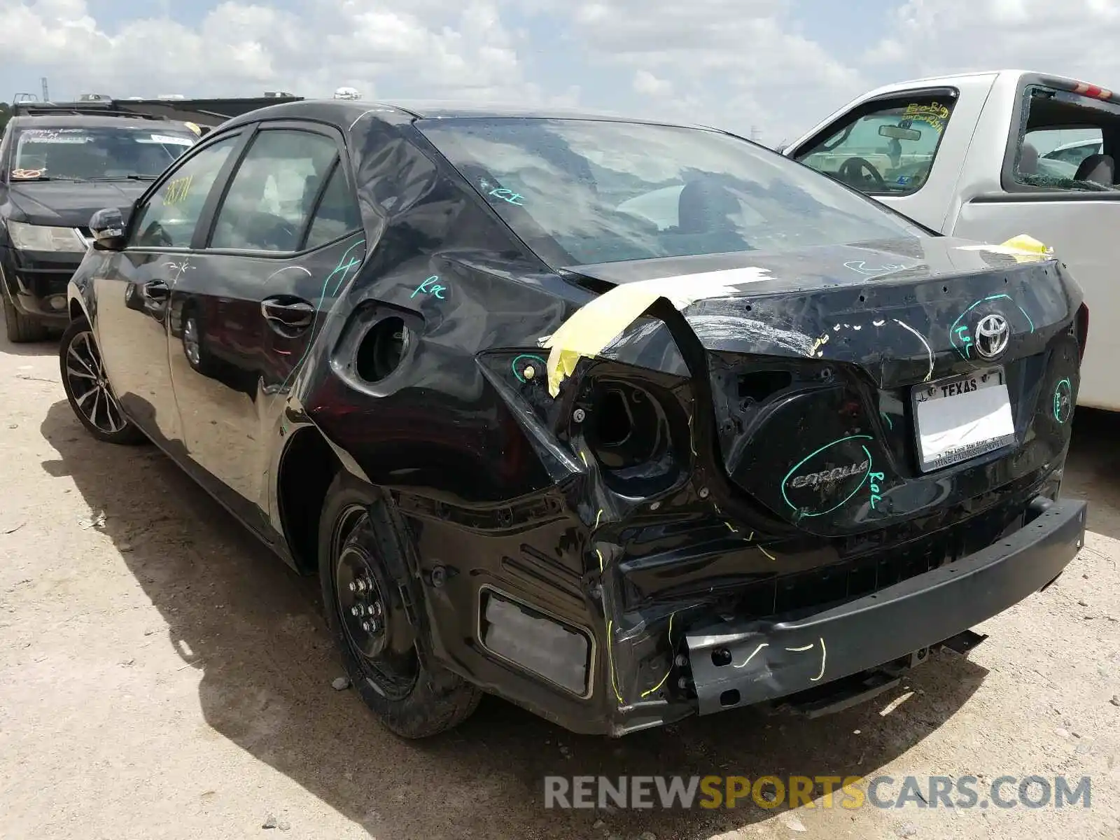 3 Photograph of a damaged car 5YFBURHE2KP867264 TOYOTA COROLLA 2019