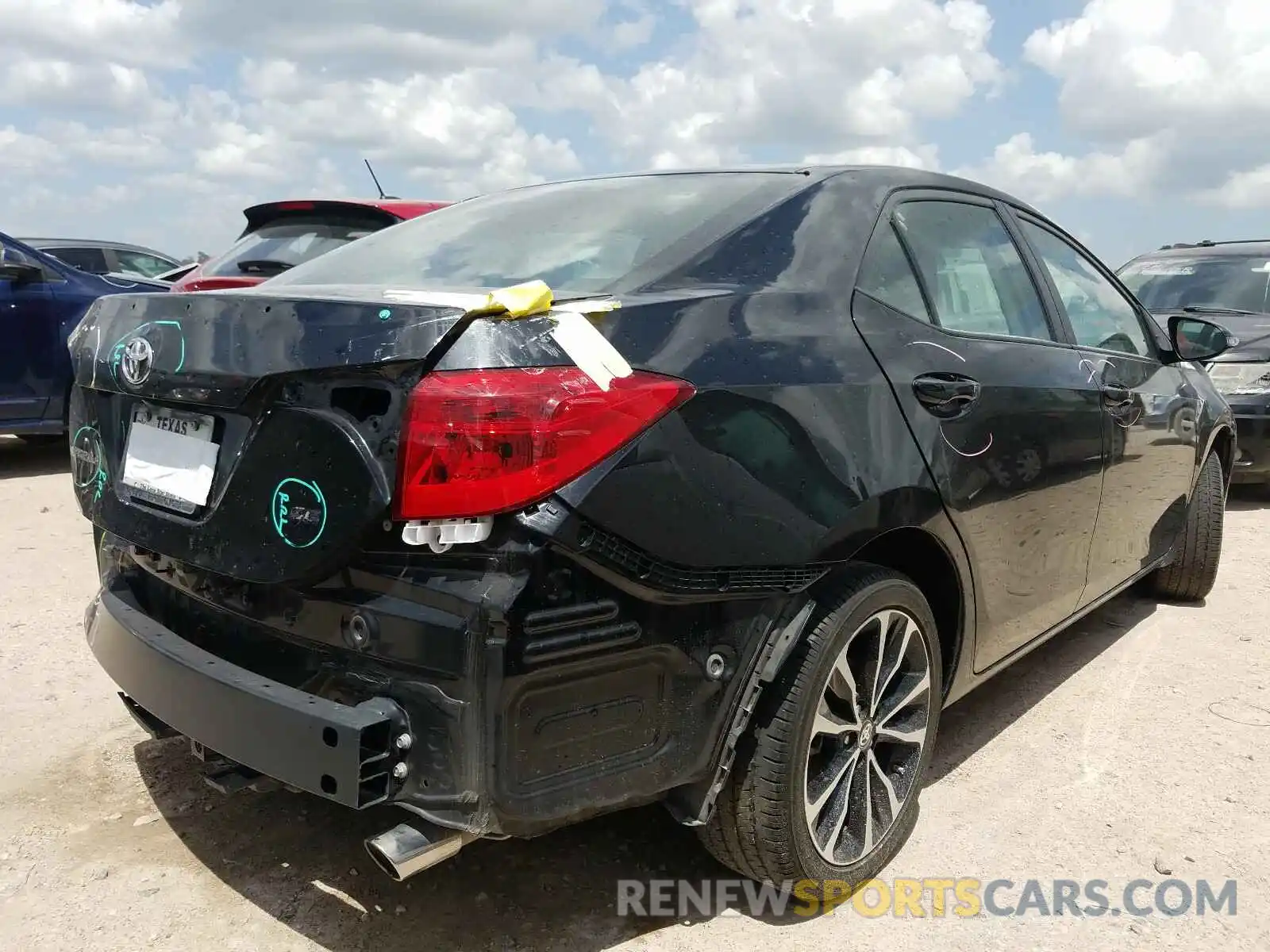 4 Photograph of a damaged car 5YFBURHE2KP867264 TOYOTA COROLLA 2019