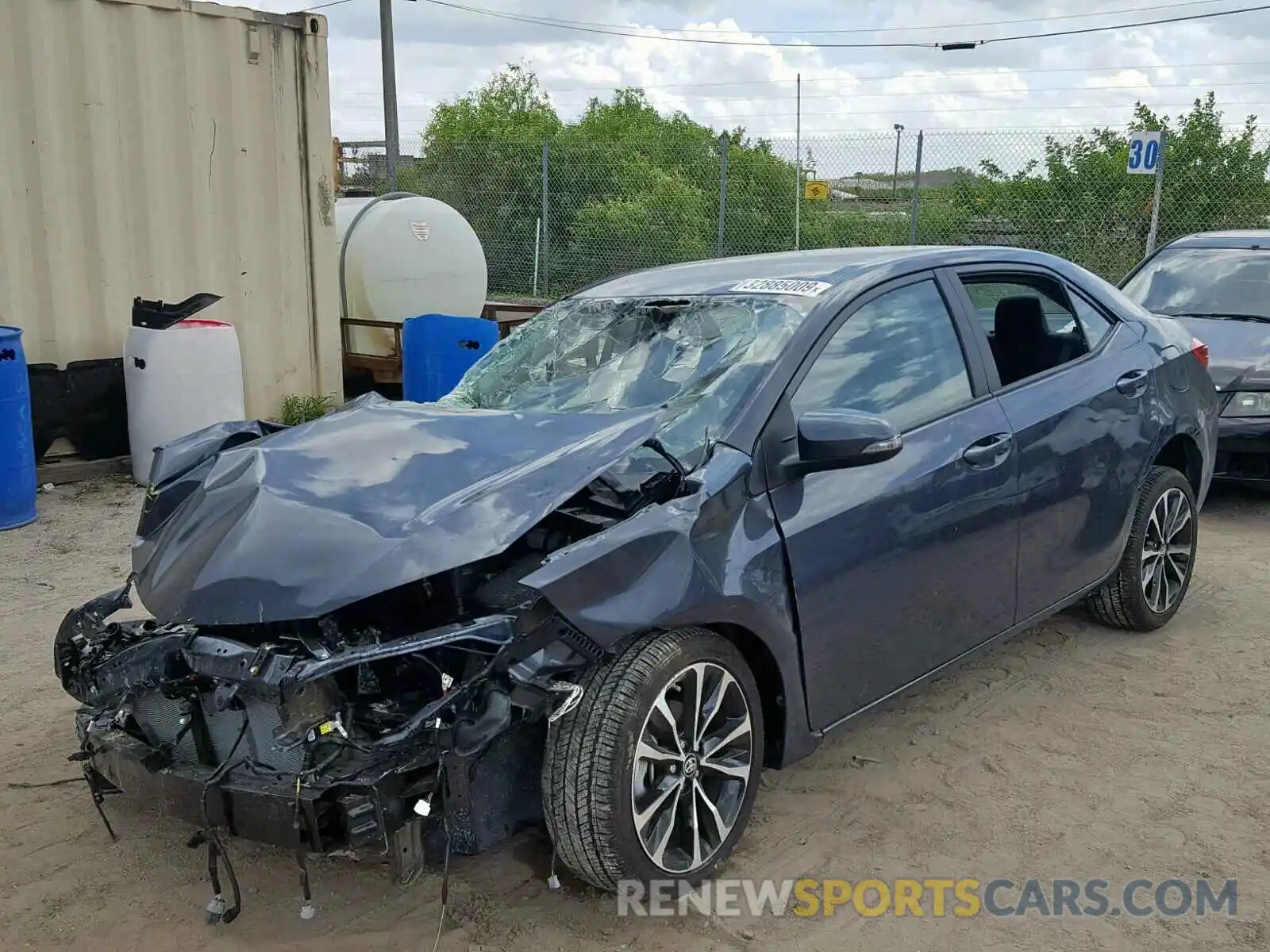 2 Photograph of a damaged car 5YFBURHE2KP867555 TOYOTA COROLLA 2019