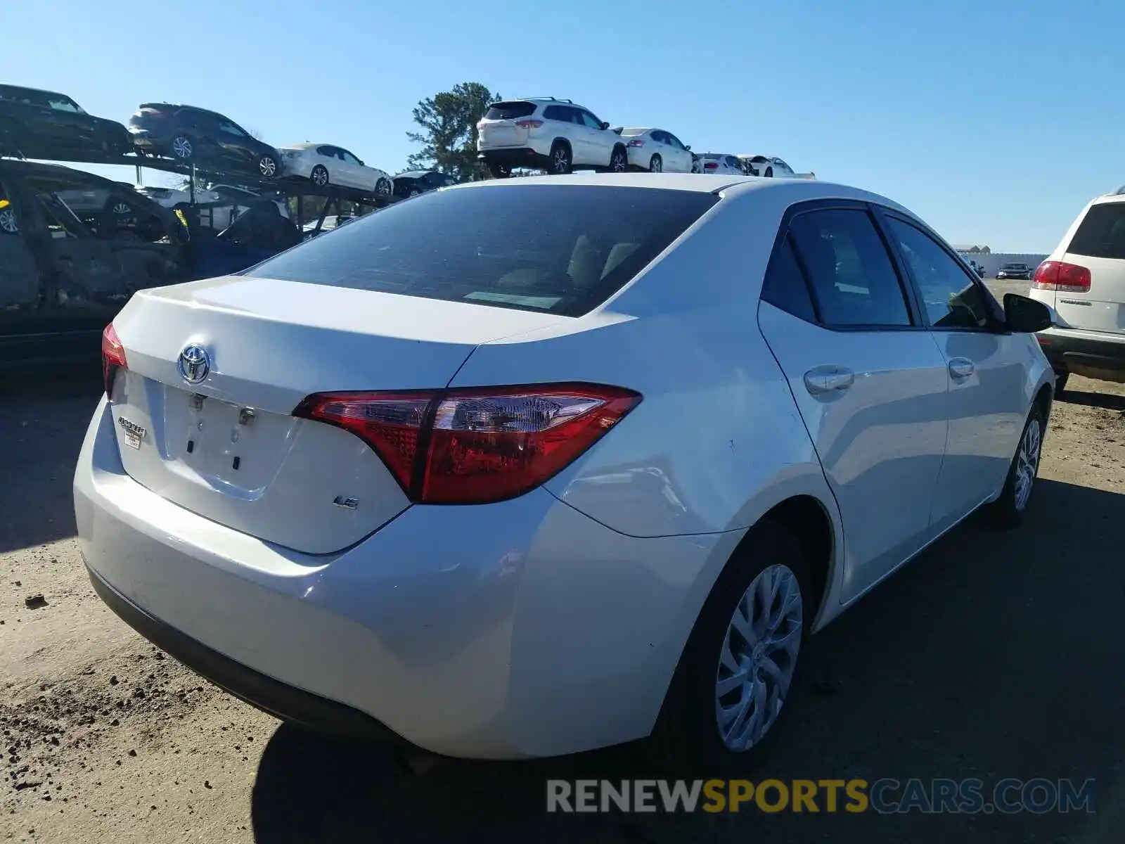 4 Photograph of a damaged car 5YFBURHE2KP867684 TOYOTA COROLLA 2019