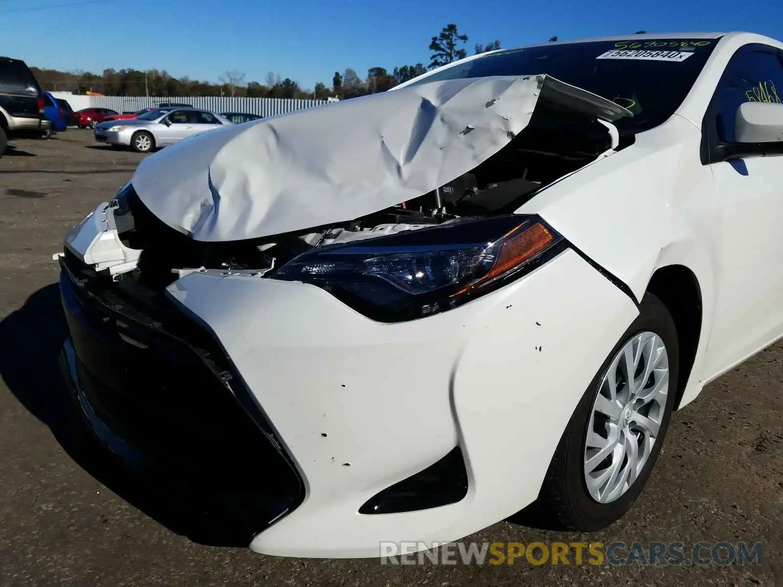 9 Photograph of a damaged car 5YFBURHE2KP867684 TOYOTA COROLLA 2019