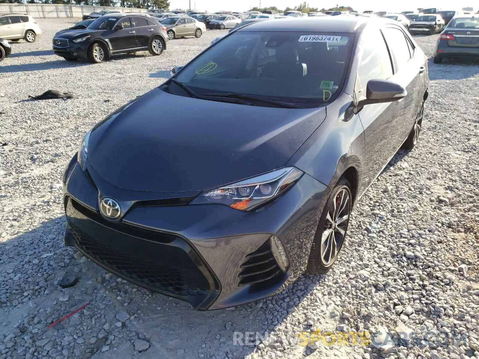 2 Photograph of a damaged car 5YFBURHE2KP867829 TOYOTA COROLLA 2019