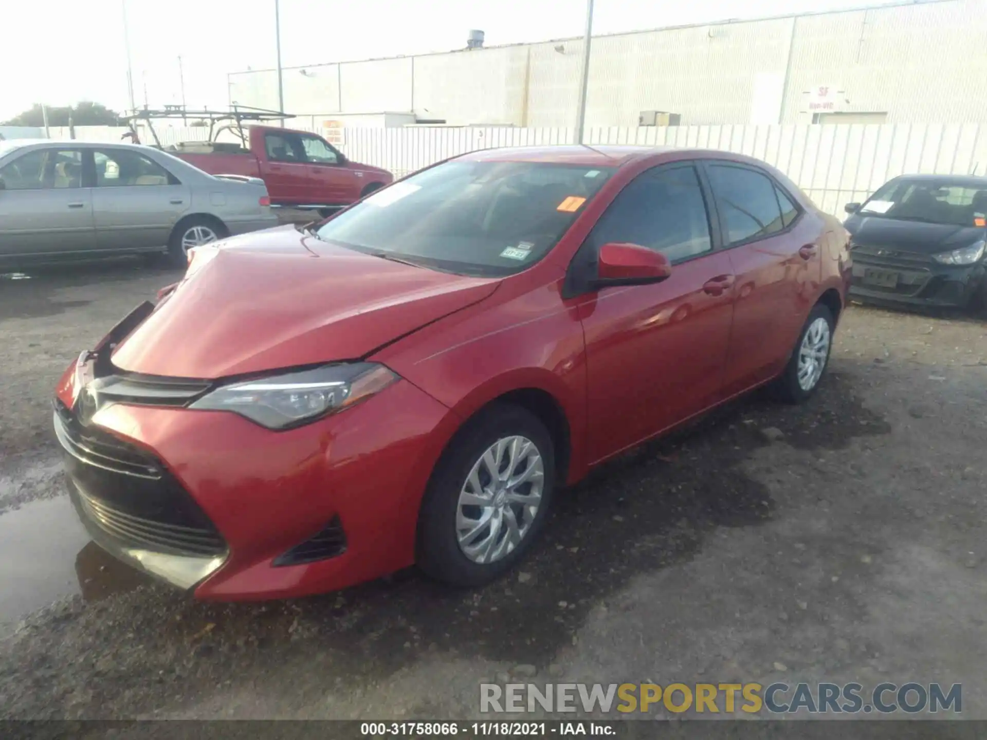 2 Photograph of a damaged car 5YFBURHE2KP868060 TOYOTA COROLLA 2019