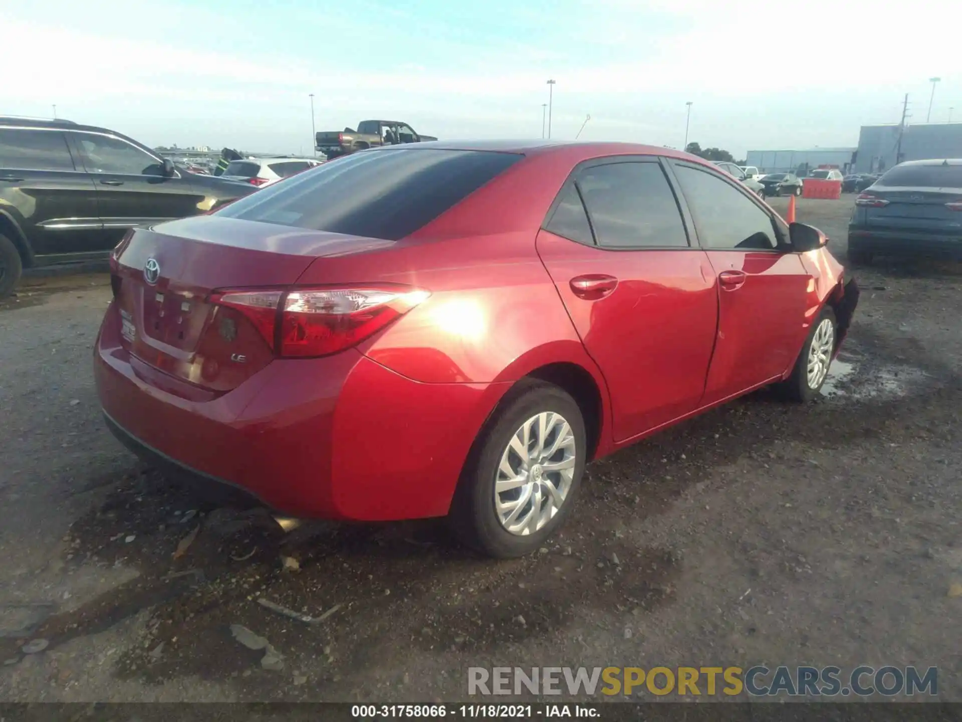 4 Photograph of a damaged car 5YFBURHE2KP868060 TOYOTA COROLLA 2019