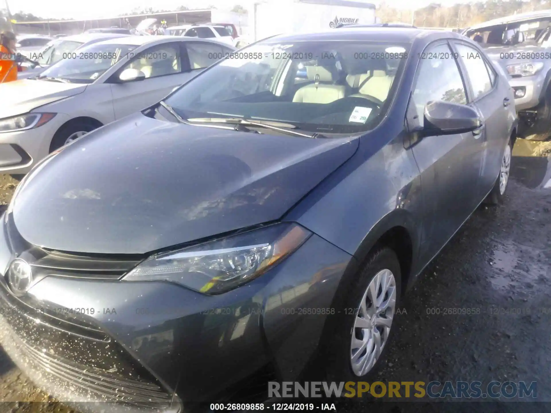 2 Photograph of a damaged car 5YFBURHE2KP868186 TOYOTA COROLLA 2019