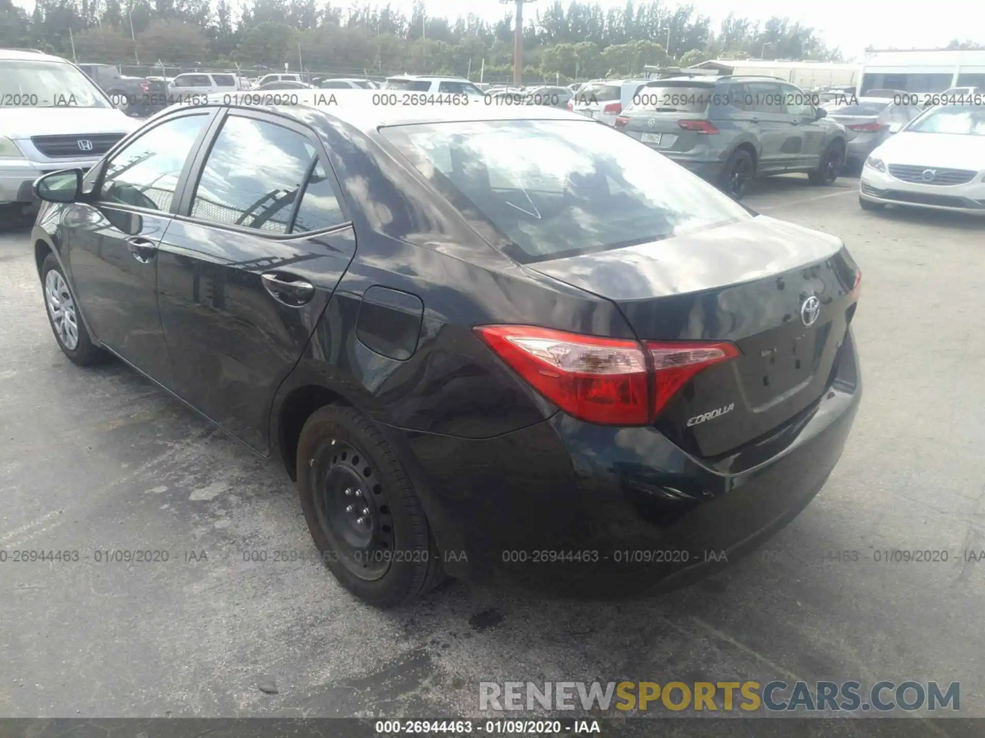 3 Photograph of a damaged car 5YFBURHE2KP869094 TOYOTA COROLLA 2019