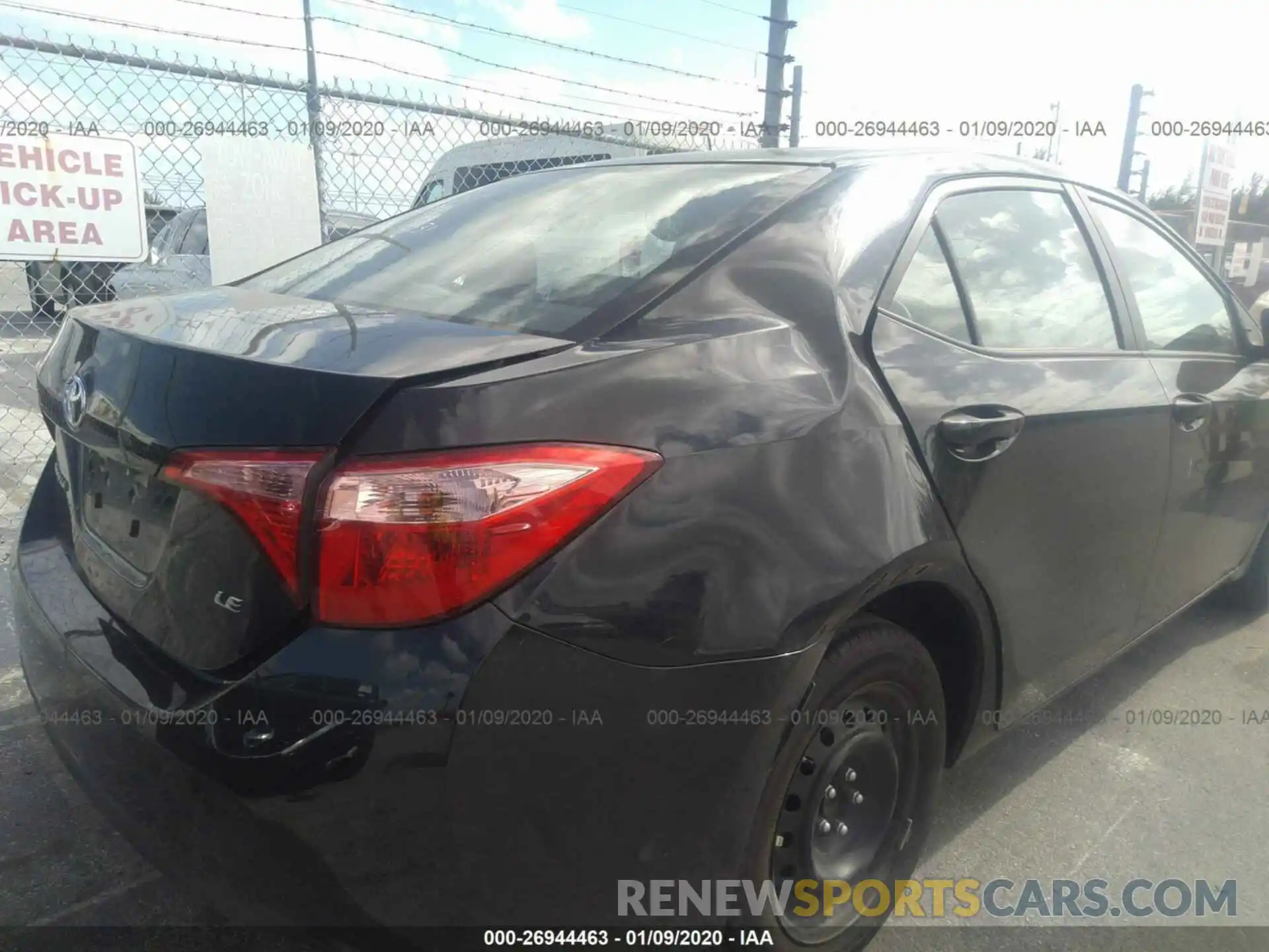 6 Photograph of a damaged car 5YFBURHE2KP869094 TOYOTA COROLLA 2019