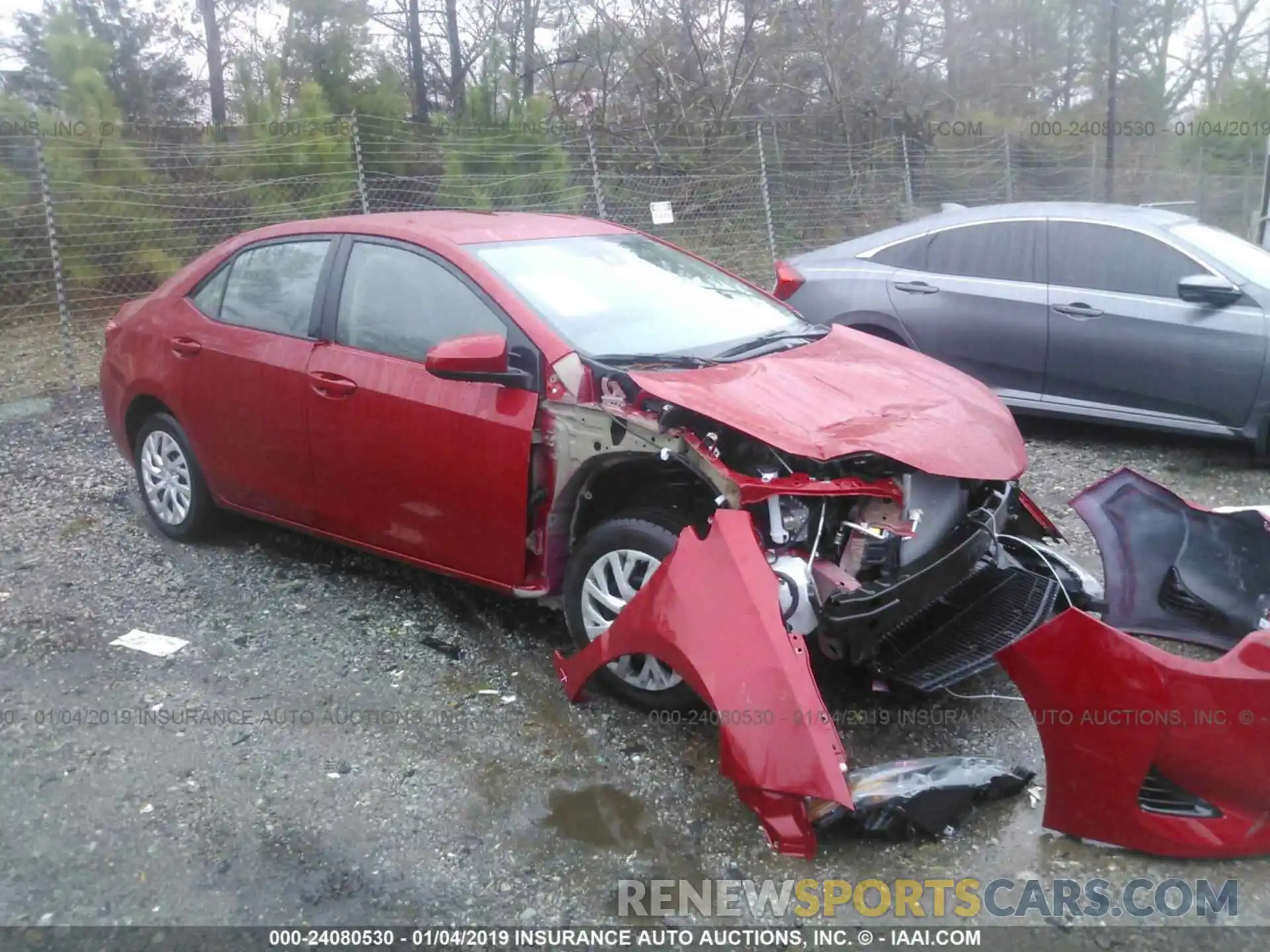 1 Photograph of a damaged car 5YFBURHE2KP869208 TOYOTA COROLLA 2019