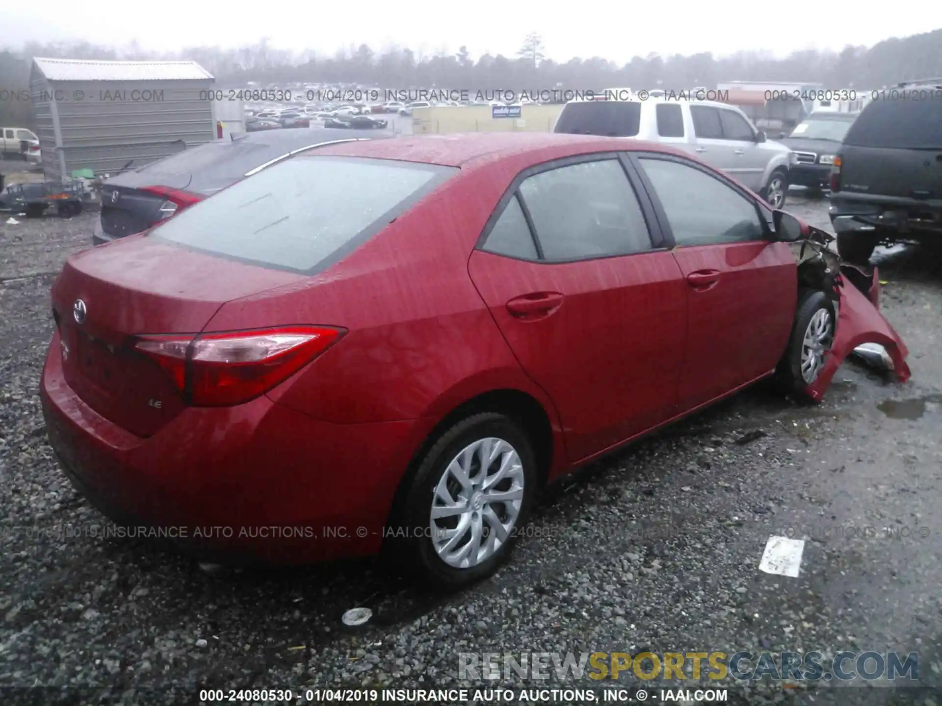 4 Photograph of a damaged car 5YFBURHE2KP869208 TOYOTA COROLLA 2019