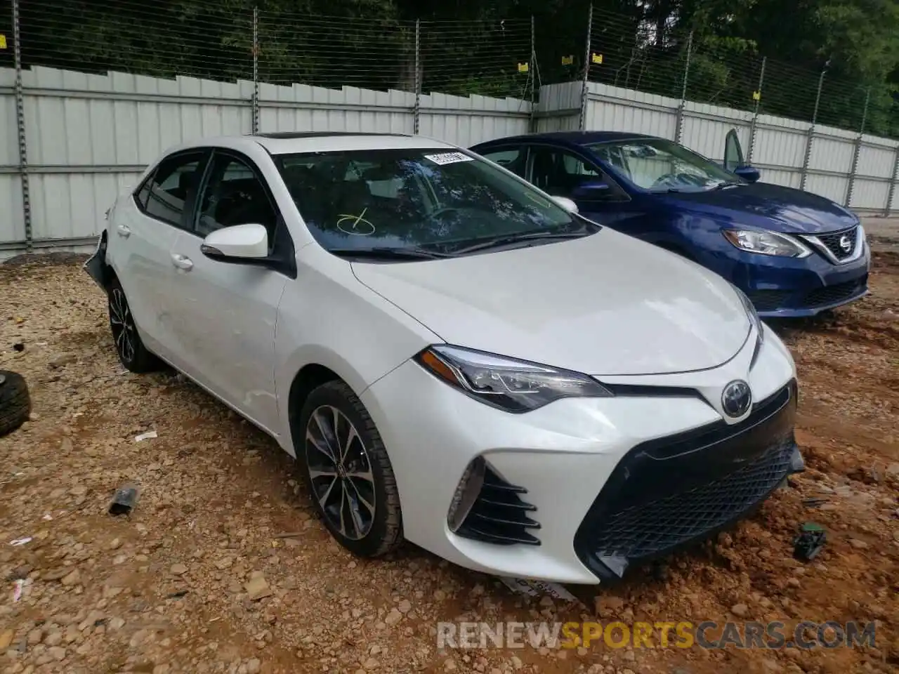 1 Photograph of a damaged car 5YFBURHE2KP869239 TOYOTA COROLLA 2019