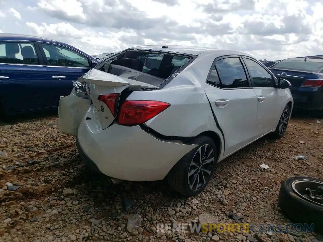 4 Photograph of a damaged car 5YFBURHE2KP869239 TOYOTA COROLLA 2019