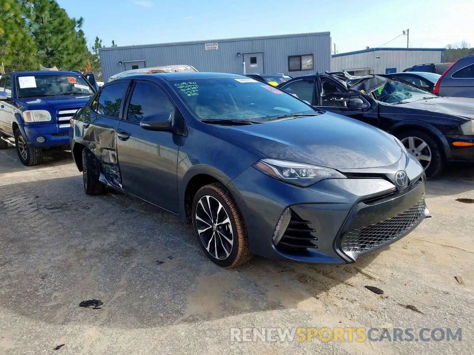 1 Photograph of a damaged car 5YFBURHE2KP869287 TOYOTA COROLLA 2019