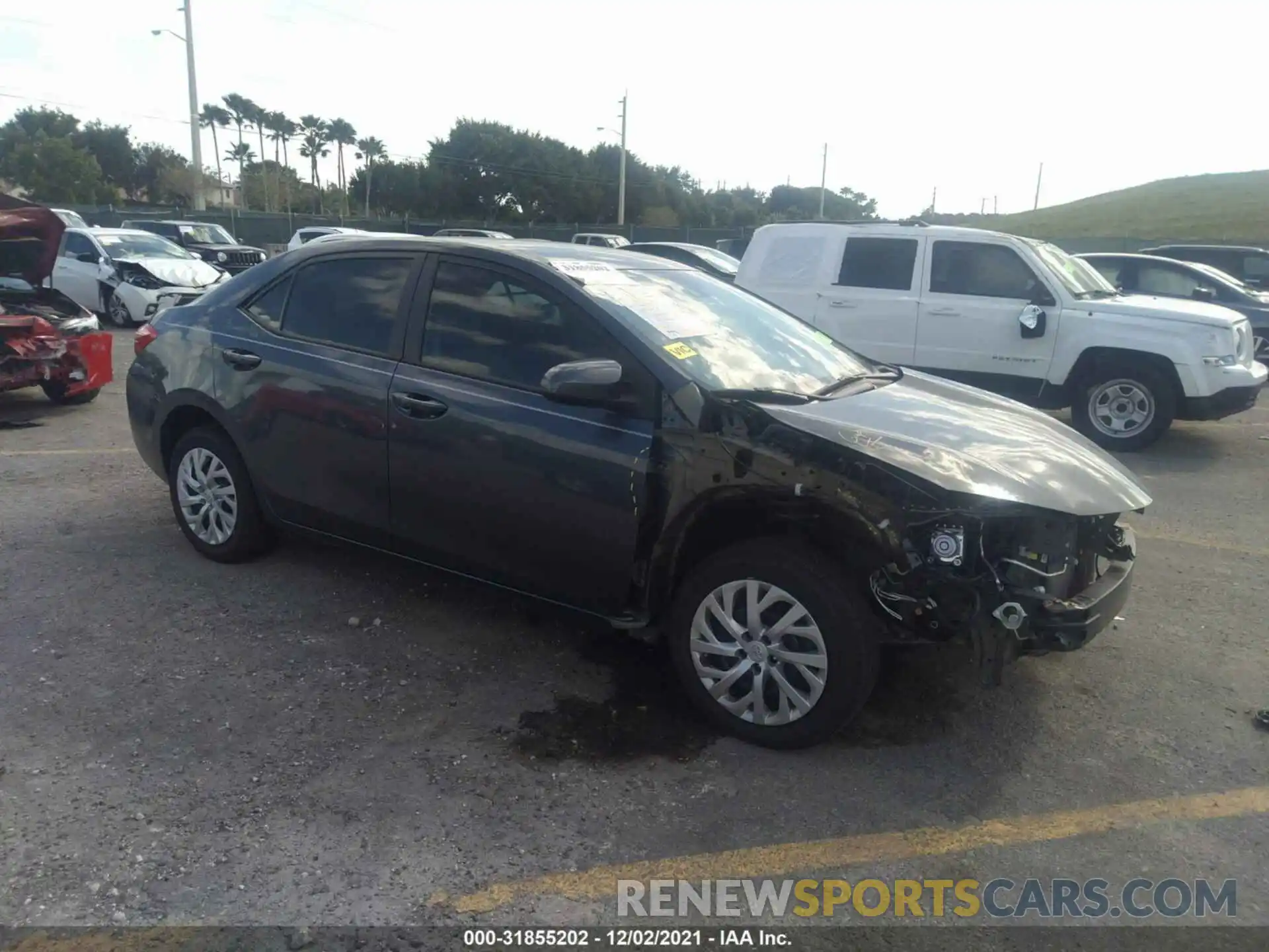 1 Photograph of a damaged car 5YFBURHE2KP869449 TOYOTA COROLLA 2019