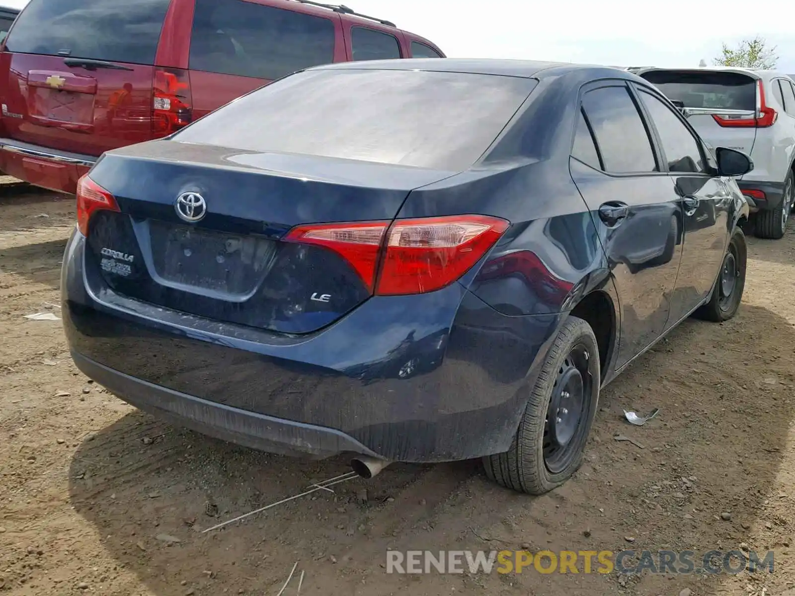 4 Photograph of a damaged car 5YFBURHE2KP869693 TOYOTA COROLLA 2019