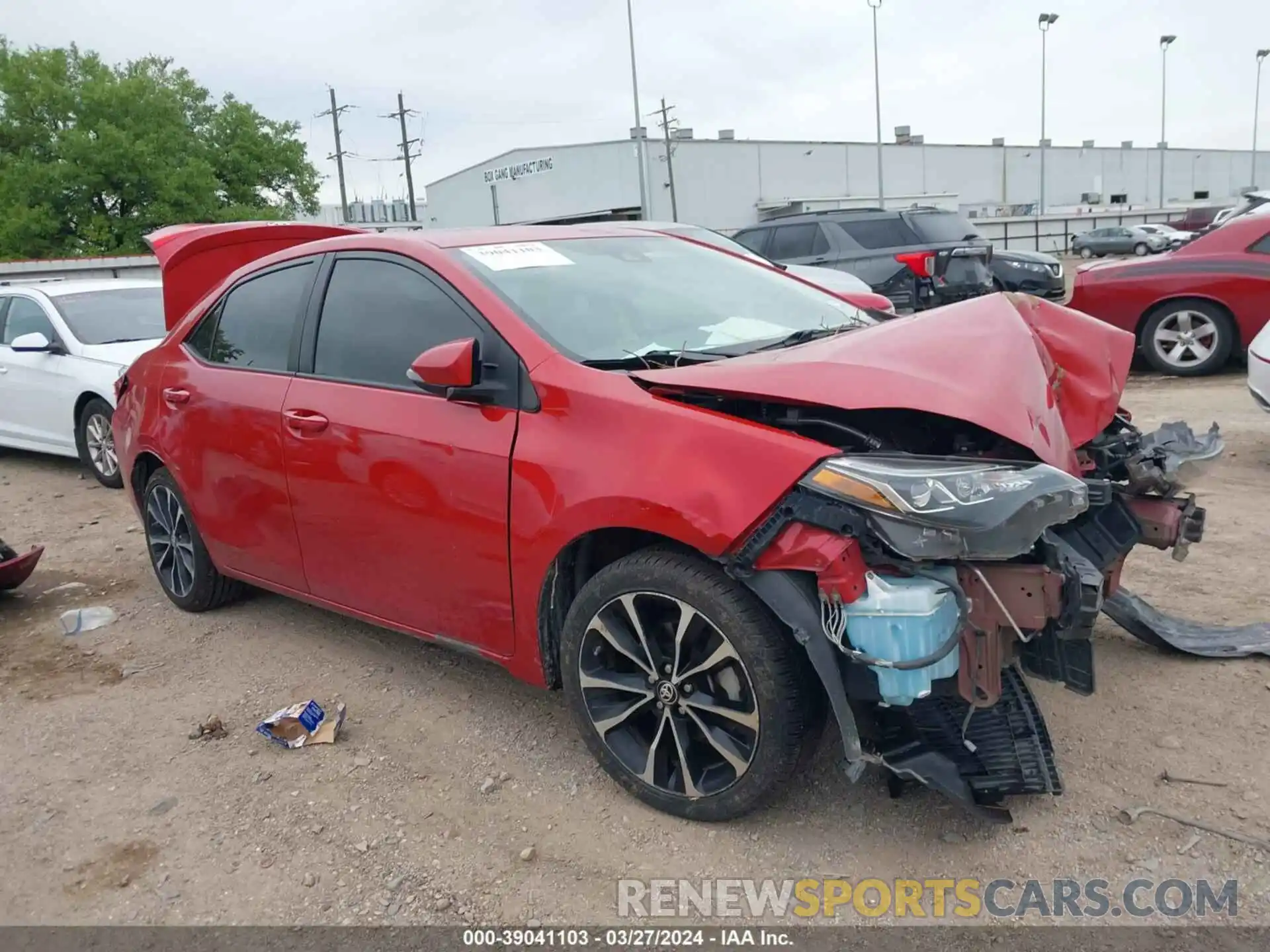 1 Photograph of a damaged car 5YFBURHE2KP869712 TOYOTA COROLLA 2019