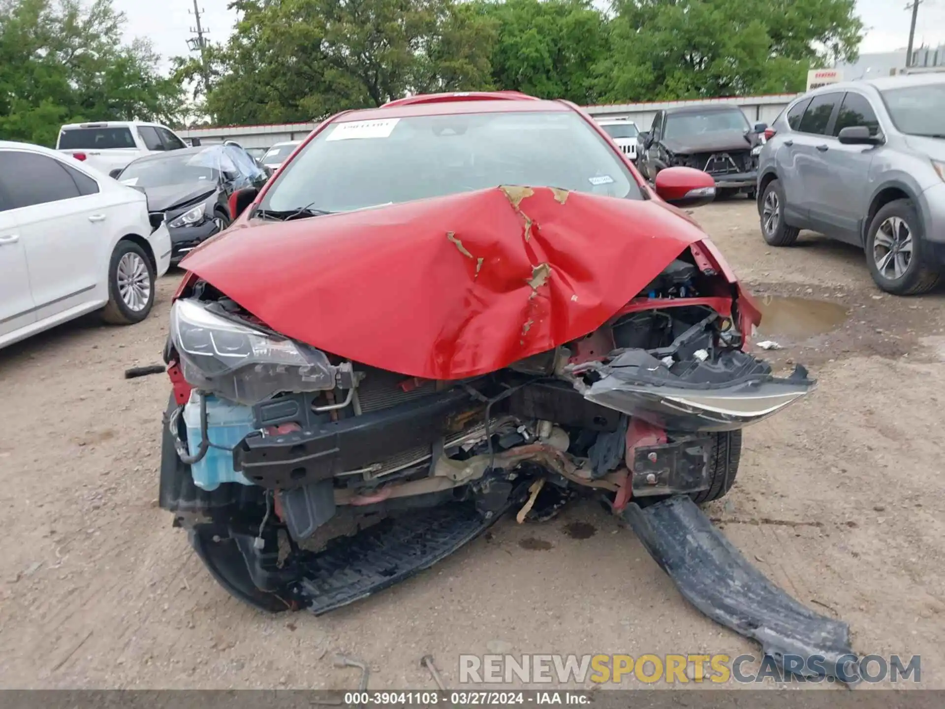 12 Photograph of a damaged car 5YFBURHE2KP869712 TOYOTA COROLLA 2019