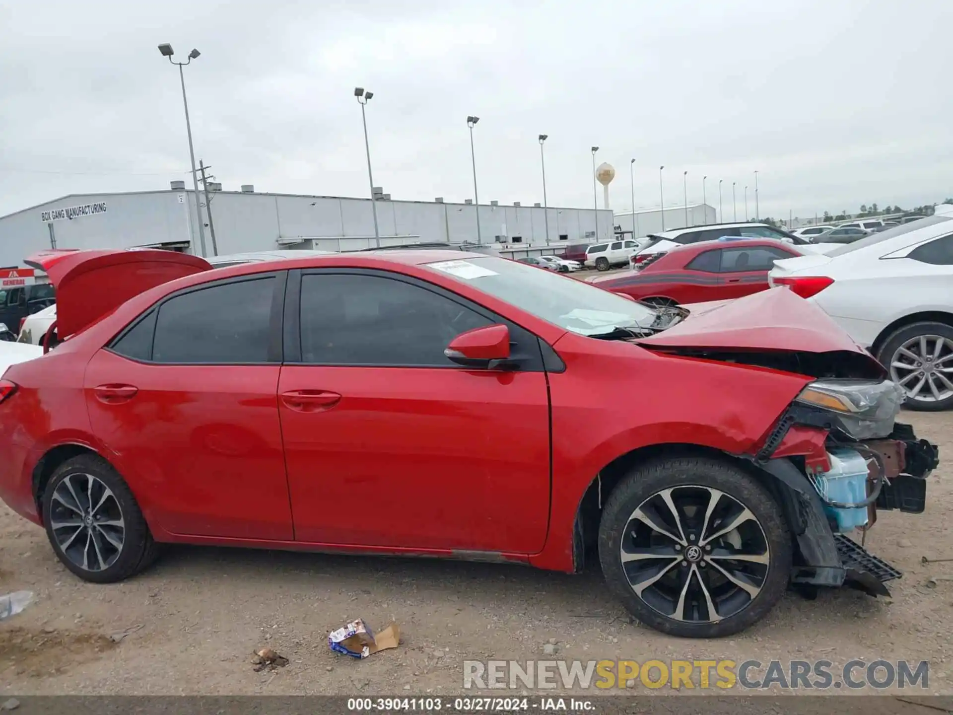 13 Photograph of a damaged car 5YFBURHE2KP869712 TOYOTA COROLLA 2019