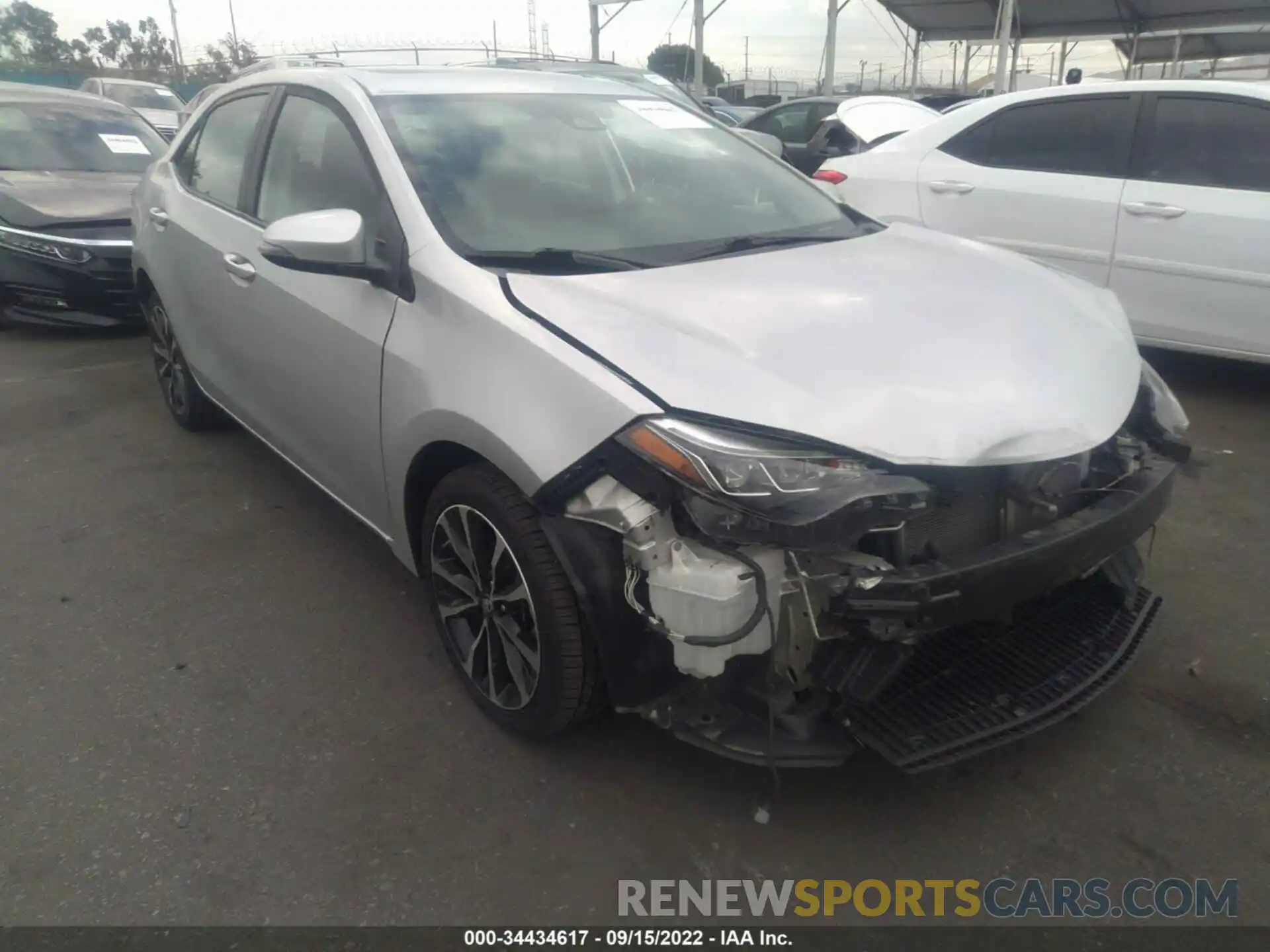 1 Photograph of a damaged car 5YFBURHE2KP869791 TOYOTA COROLLA 2019