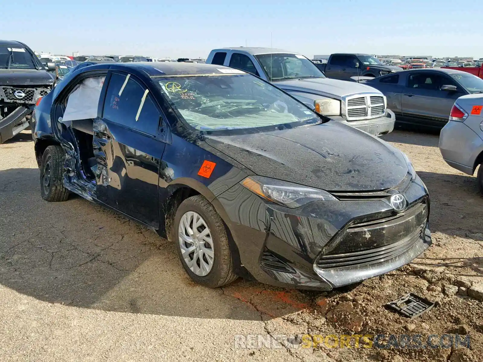 1 Photograph of a damaged car 5YFBURHE2KP869869 TOYOTA COROLLA 2019